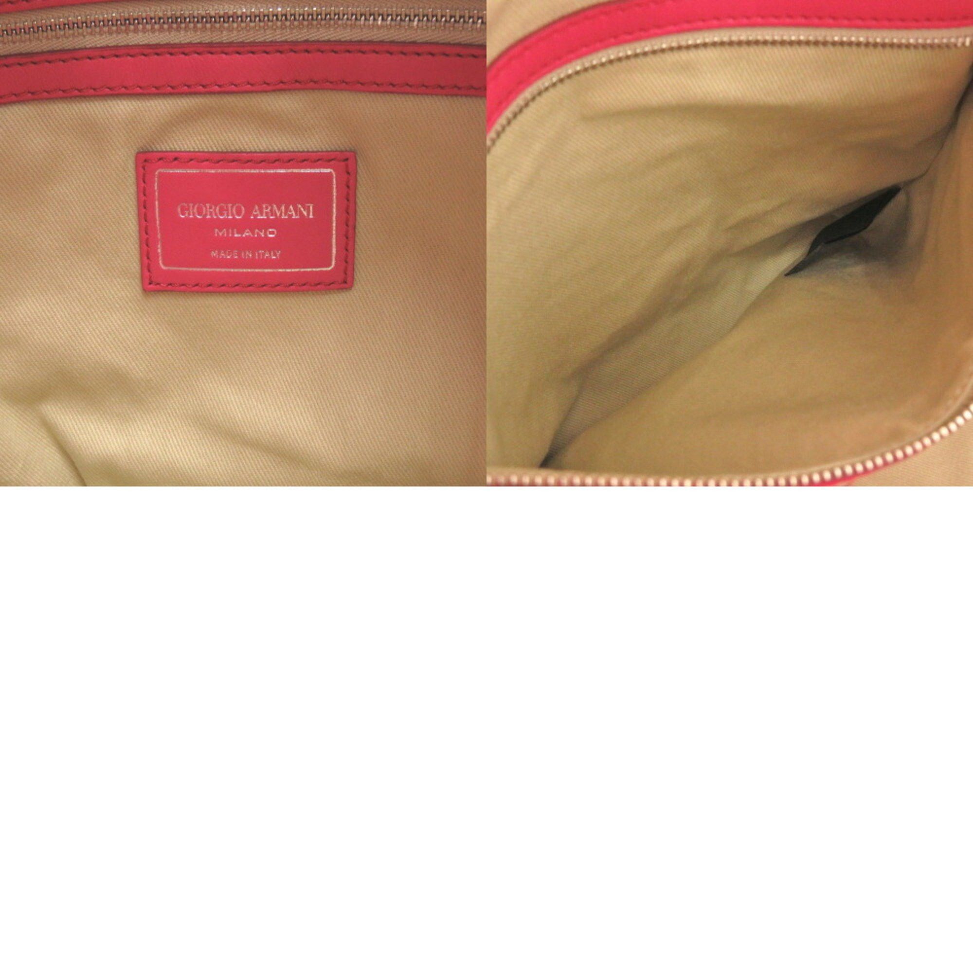 Giorgio Armani Giorgio Armani Bag YGWE98 Leather Pink Handbag 0635GIORGIO ARMANI Size ONE SIZE - 9 Thumbnail