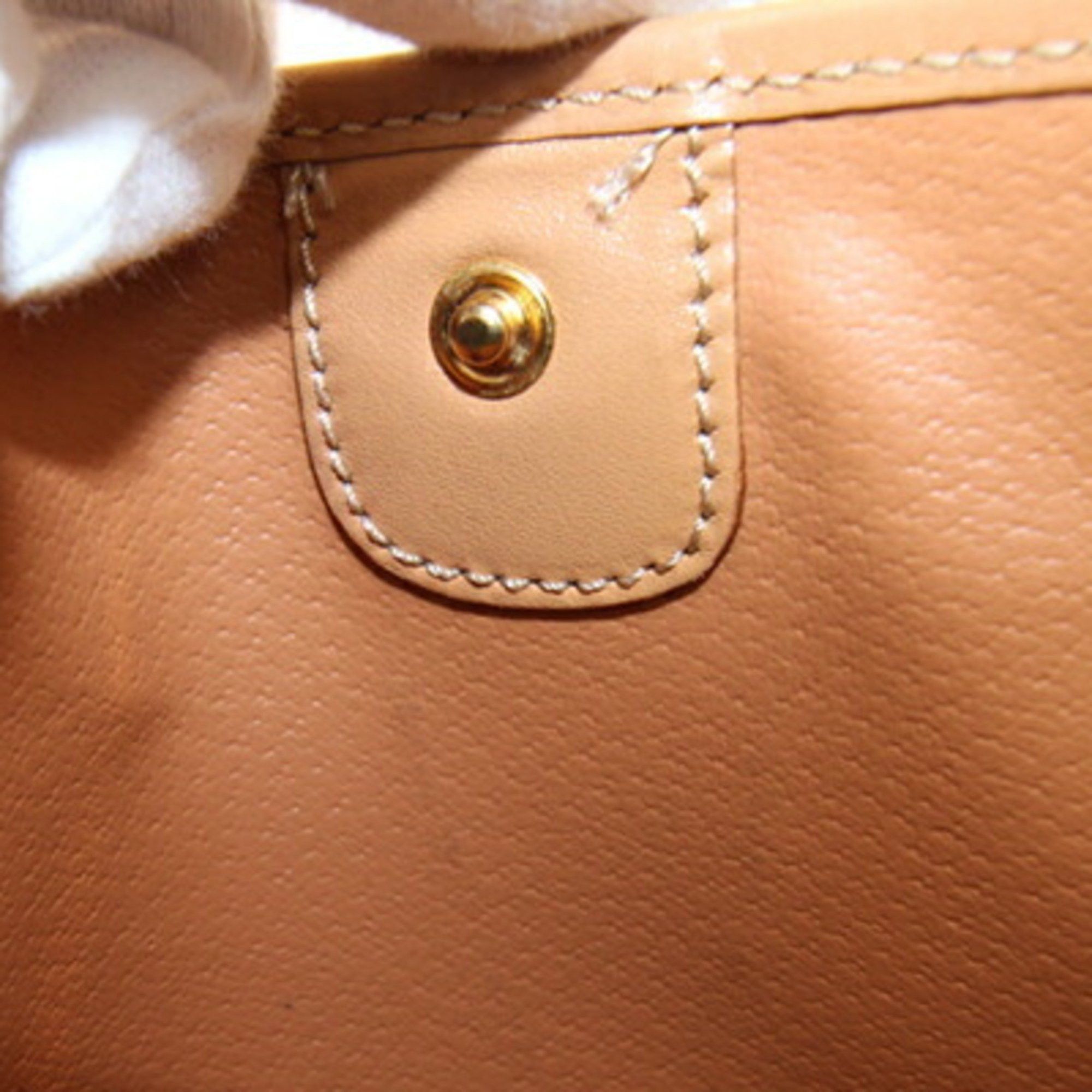 Celine clutch bag macadam brown beige PVC leather second pouch old CELINE