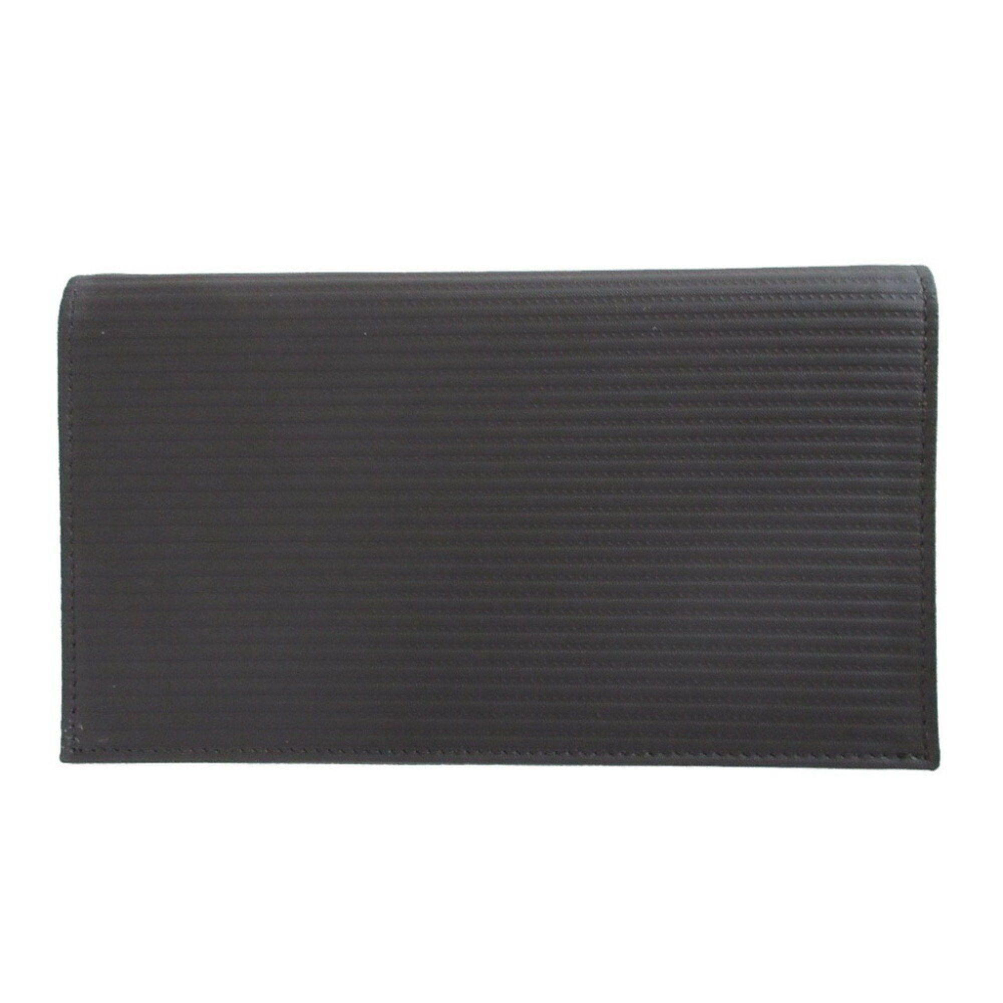 Bvlgari BVLGARI Millerige Leather Black Bi-fold Long Wallet 0799BVLGARI Size ONE SIZE - 4 Thumbnail