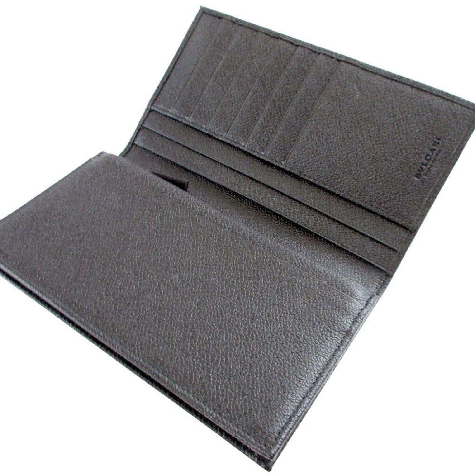 Bvlgari BVLGARI Millerige Leather Black Bi-fold Long Wallet 0799BVLGARI Size ONE SIZE - 5 Thumbnail