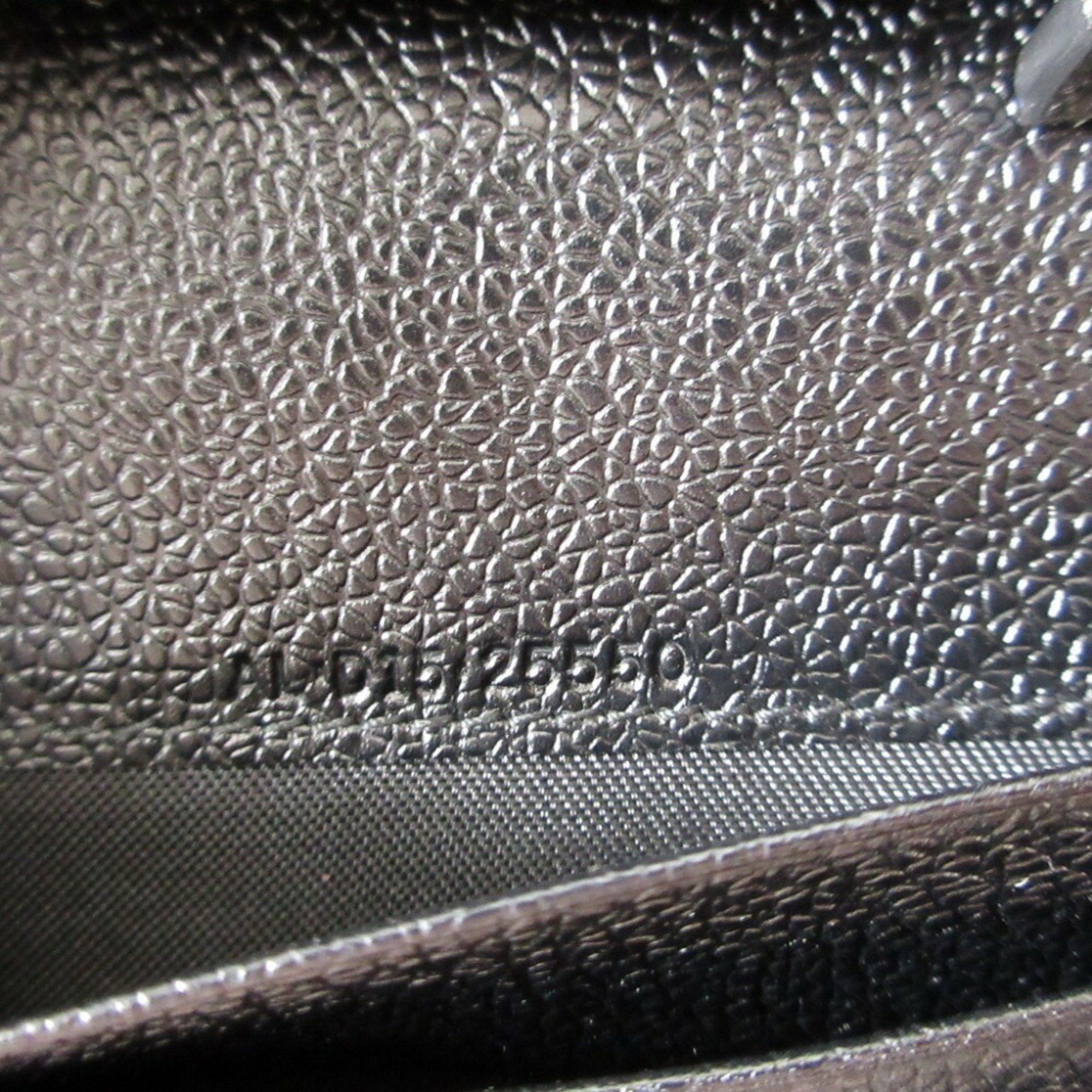 Bvlgari BVLGARI Millerige Leather Black Bi-fold Long Wallet 0799BVLGARI Size ONE SIZE - 7 Thumbnail