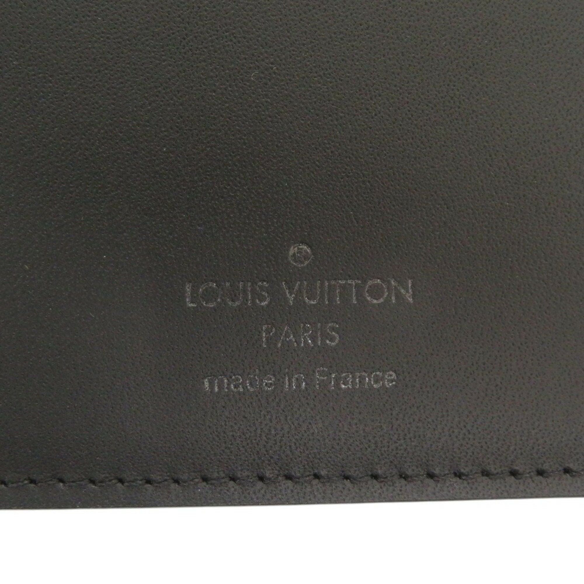 Louis Vuitton Louis Vuitton Portefeuille Brazza Monogram Shadow IC Chip M62900 Noir Bi-fold Long Wallet 1051LOUIS VUITTON Men's Size ONE SIZE - 9 Thumbnail