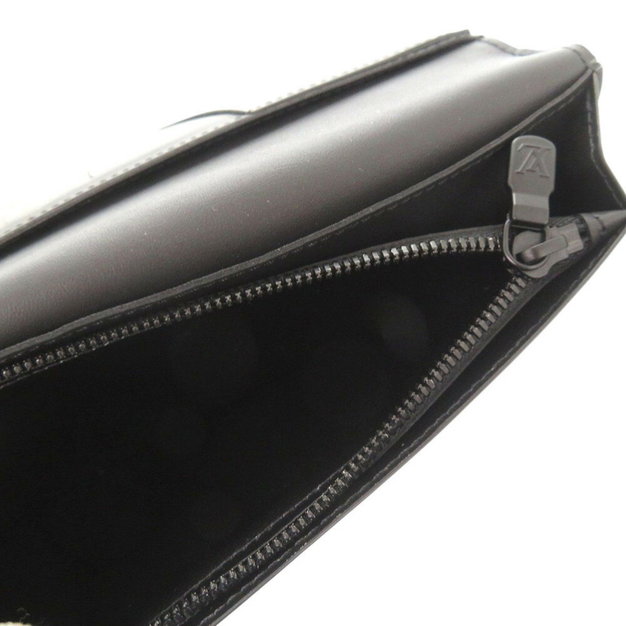 Louis Vuitton Louis Vuitton Portefeuille Brazza Monogram Shadow IC Chip M62900 Noir Bi-fold Long Wallet 1051LOUIS VUITTON Men's Size ONE SIZE - 8 Thumbnail