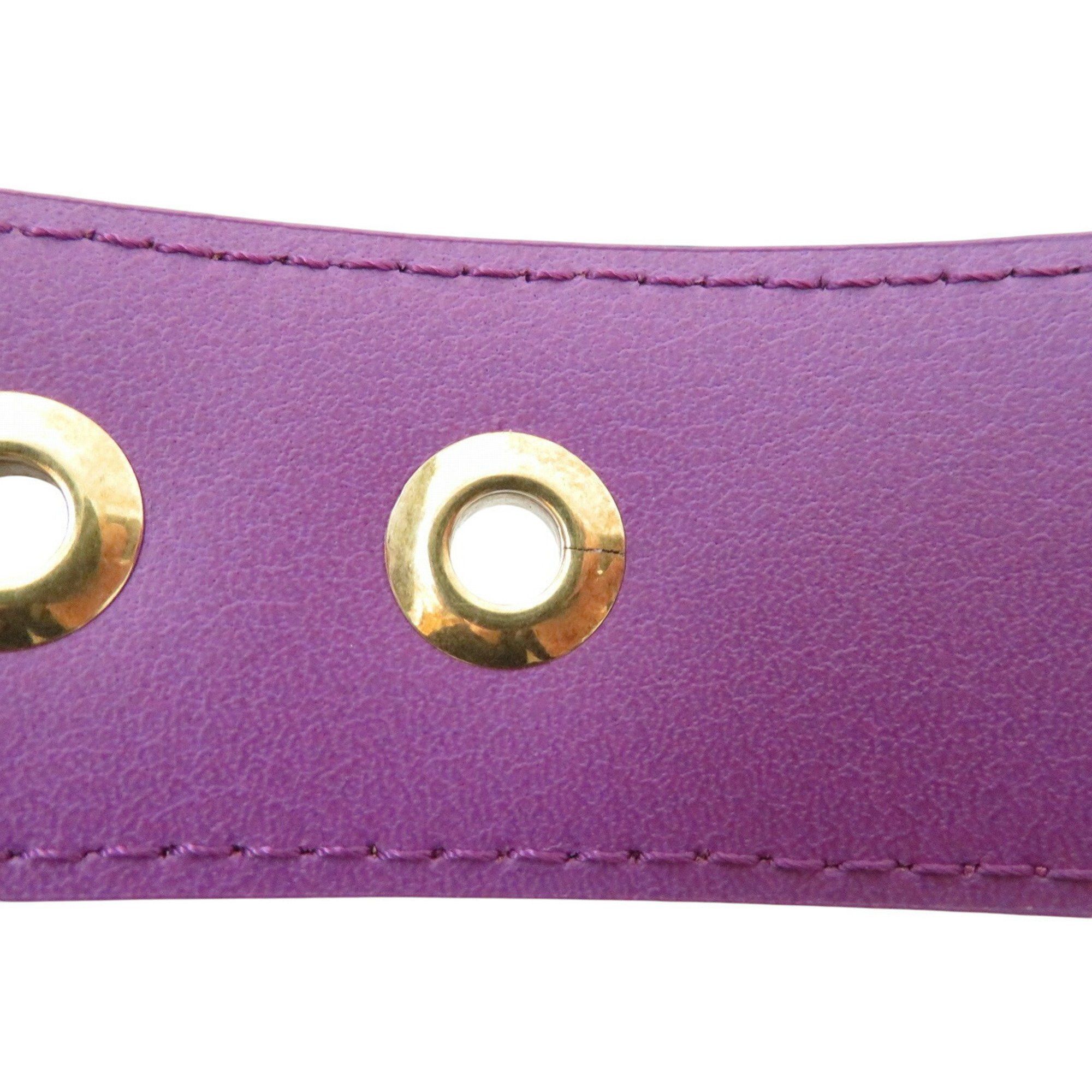 Louis Vuitton Louis Vuitton Santur Signature M0177 Denim Purple Belt 1023LOUIS VUITTON Size ONE SIZE - 6 Thumbnail