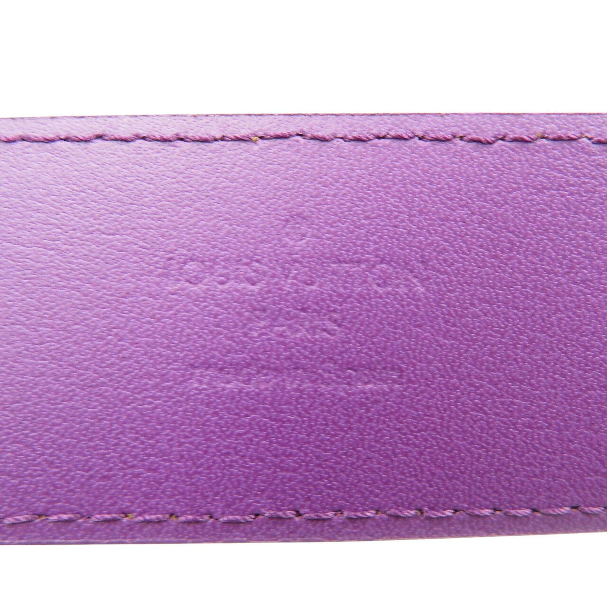 Louis Vuitton Louis Vuitton Santur Signature M0177 Denim Purple Belt 1023LOUIS VUITTON Size ONE SIZE - 8 Thumbnail