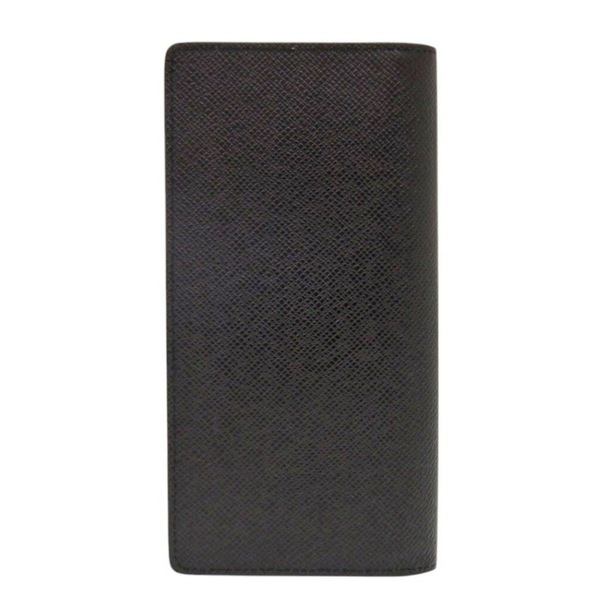 Louis Vuitton Louis Vuitton Portefeuille Plaza M30501 Taiga Noir Long Wallet 0800LOUIS VUITTON Size ONE SIZE - 3 Thumbnail
