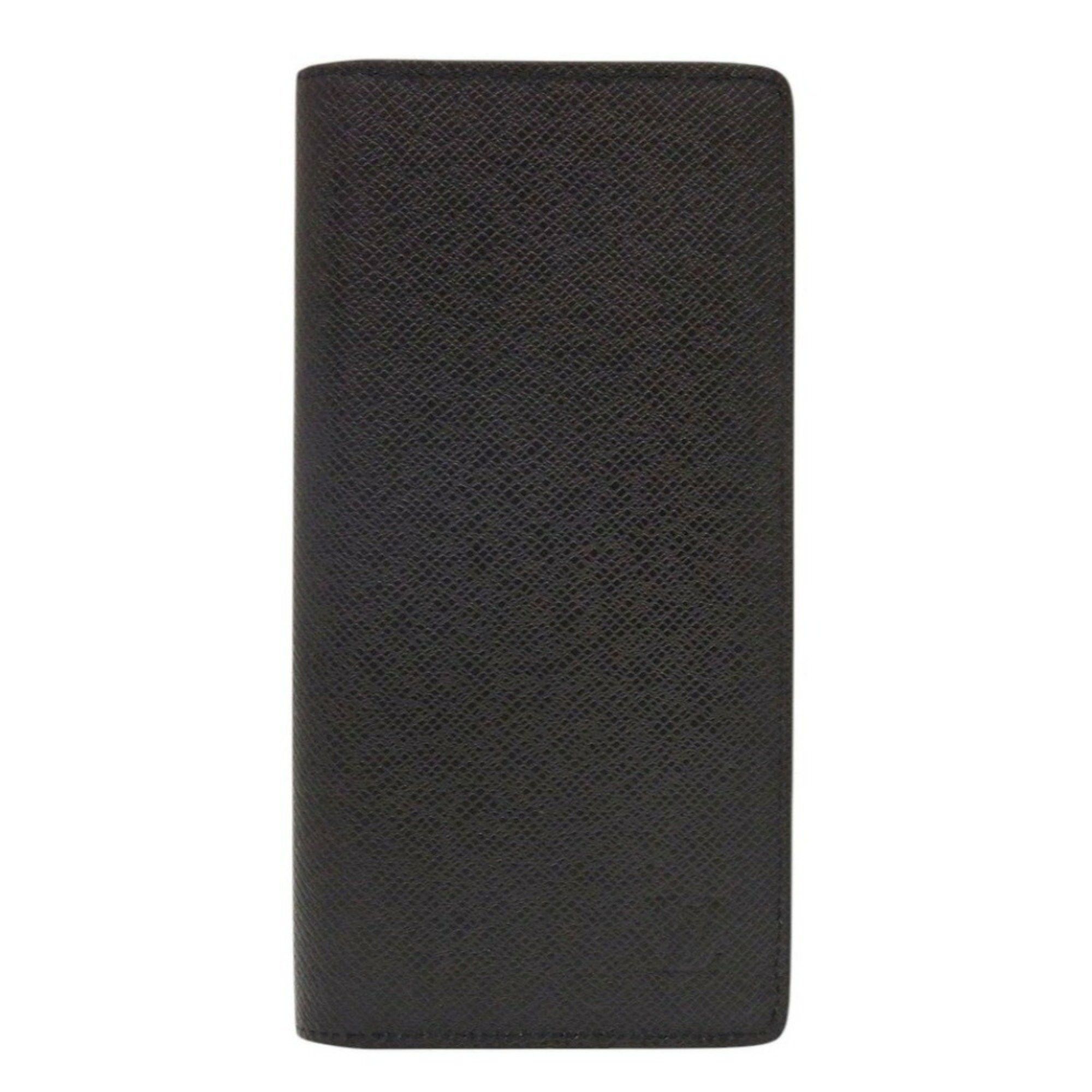 Louis Vuitton Louis Vuitton Portefeuille Plaza M30501 Taiga Noir Long Wallet 0800LOUIS VUITTON Size ONE SIZE - 2 Thumbnail