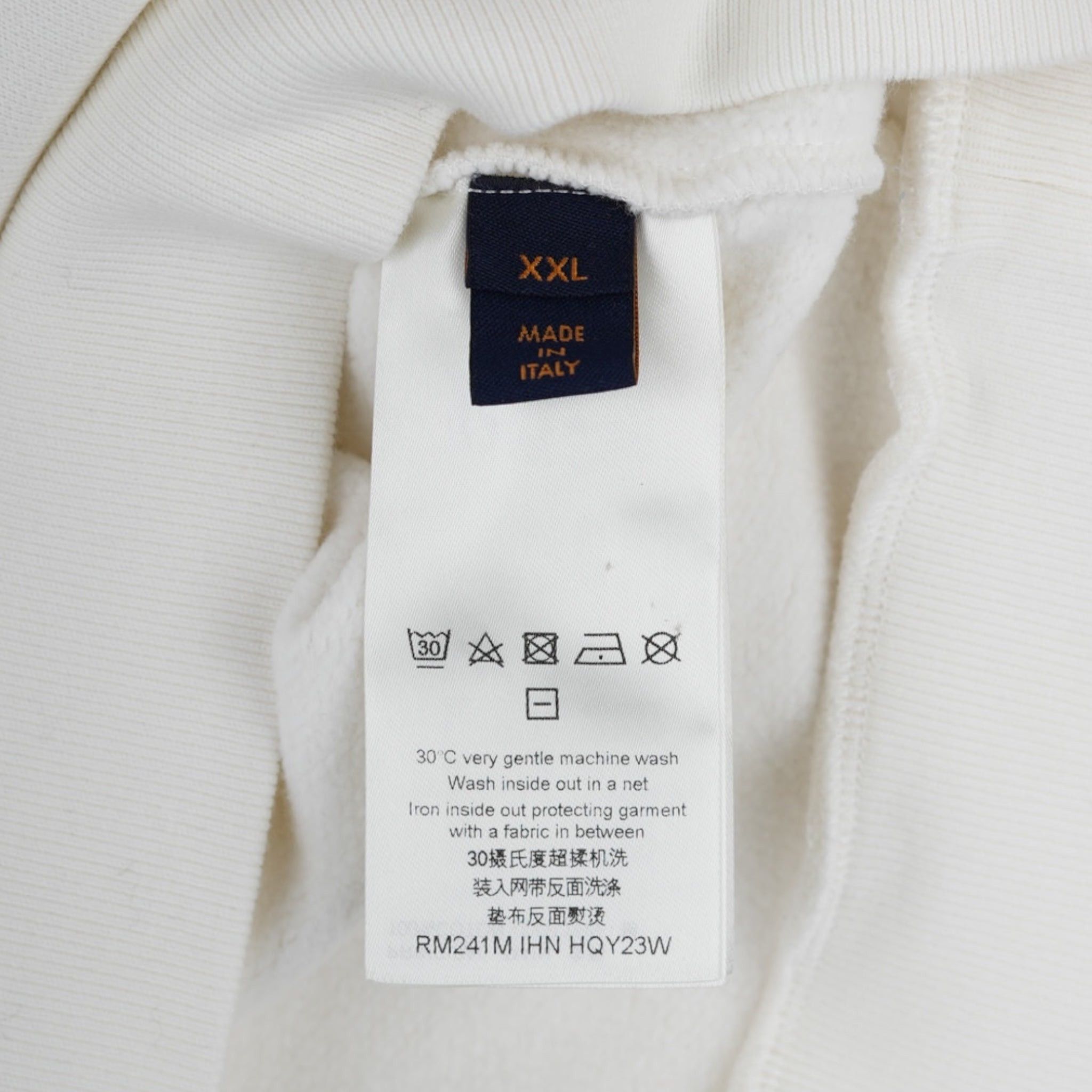 Louis Vuitton Malletier Crewneck Sweatshirt White Black Size US XXL / EU 58 / 5 - 6 Thumbnail
