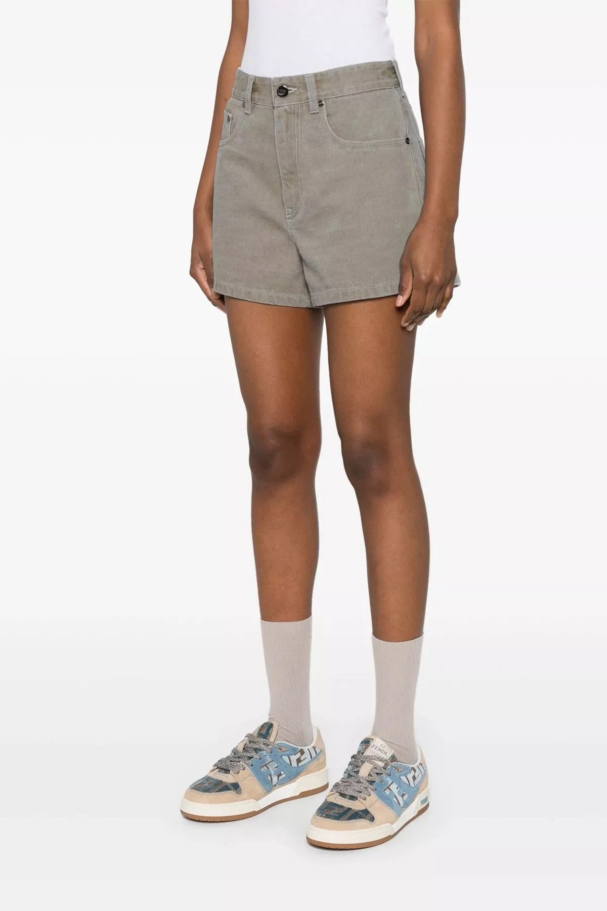 Fendi 'Fendi Stamp 1925' shorts Size 27" / US 4 / IT 40 - 2 Thumbnail