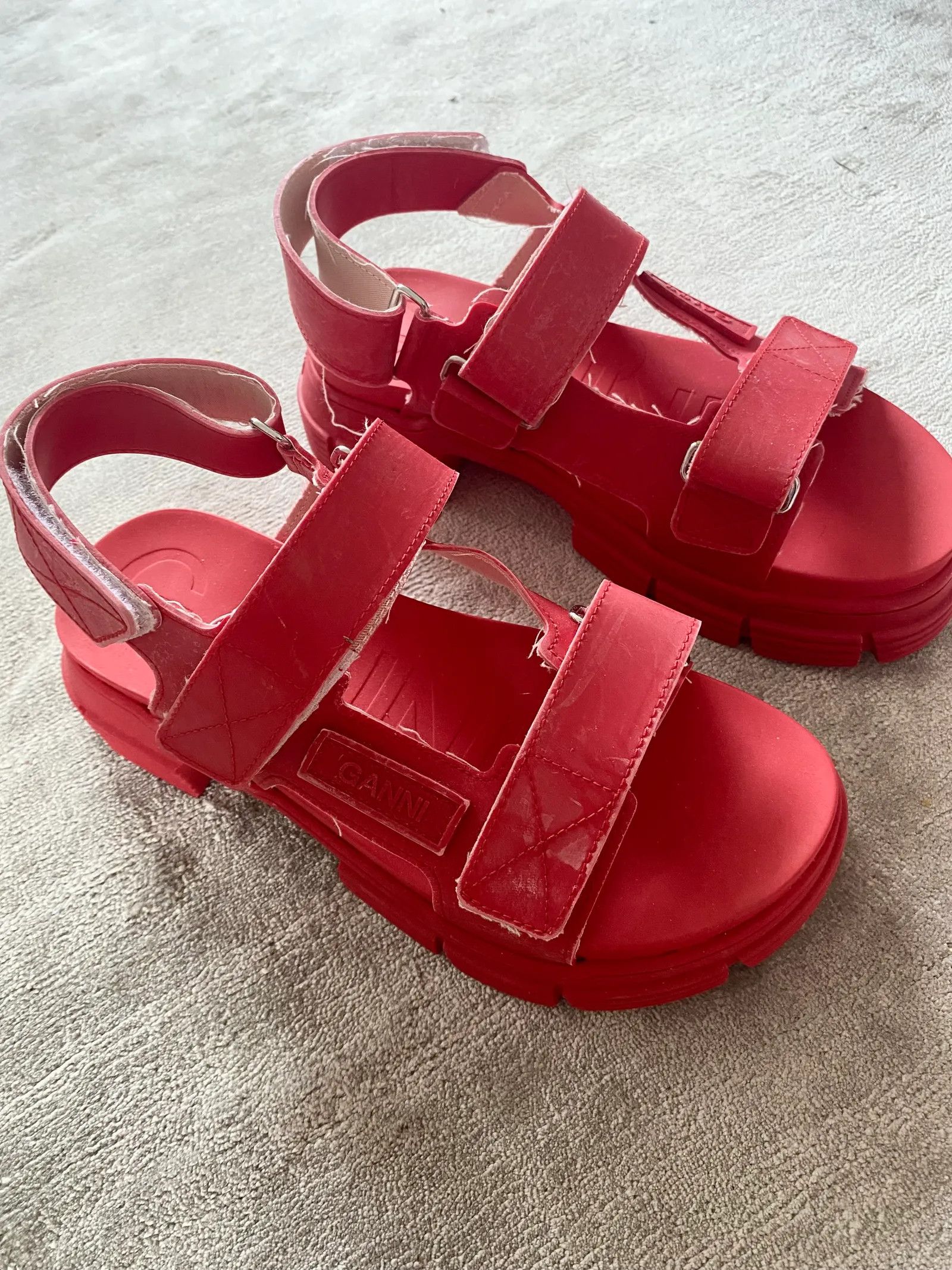 Ganni Ganni Ganni rubber sandals Sandals Size US 8 / IT 38 - 4 Thumbnail