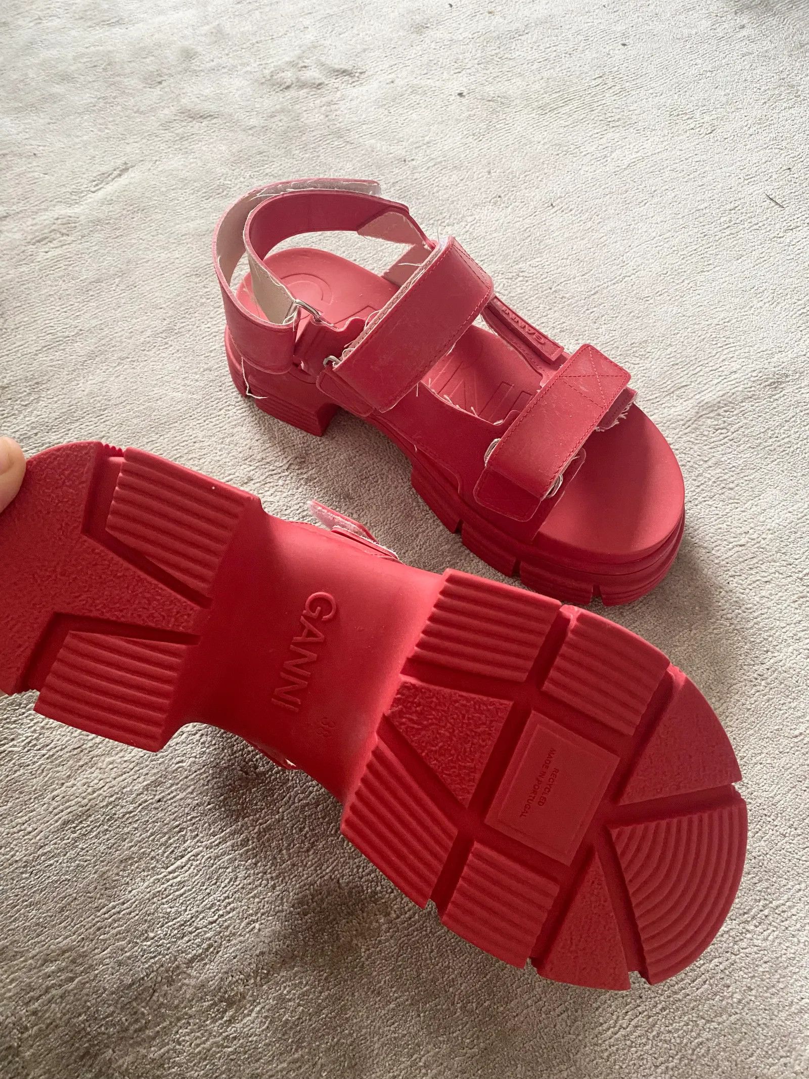 Ganni Ganni Ganni rubber sandals Sandals Size US 8 / IT 38 - 3 Thumbnail