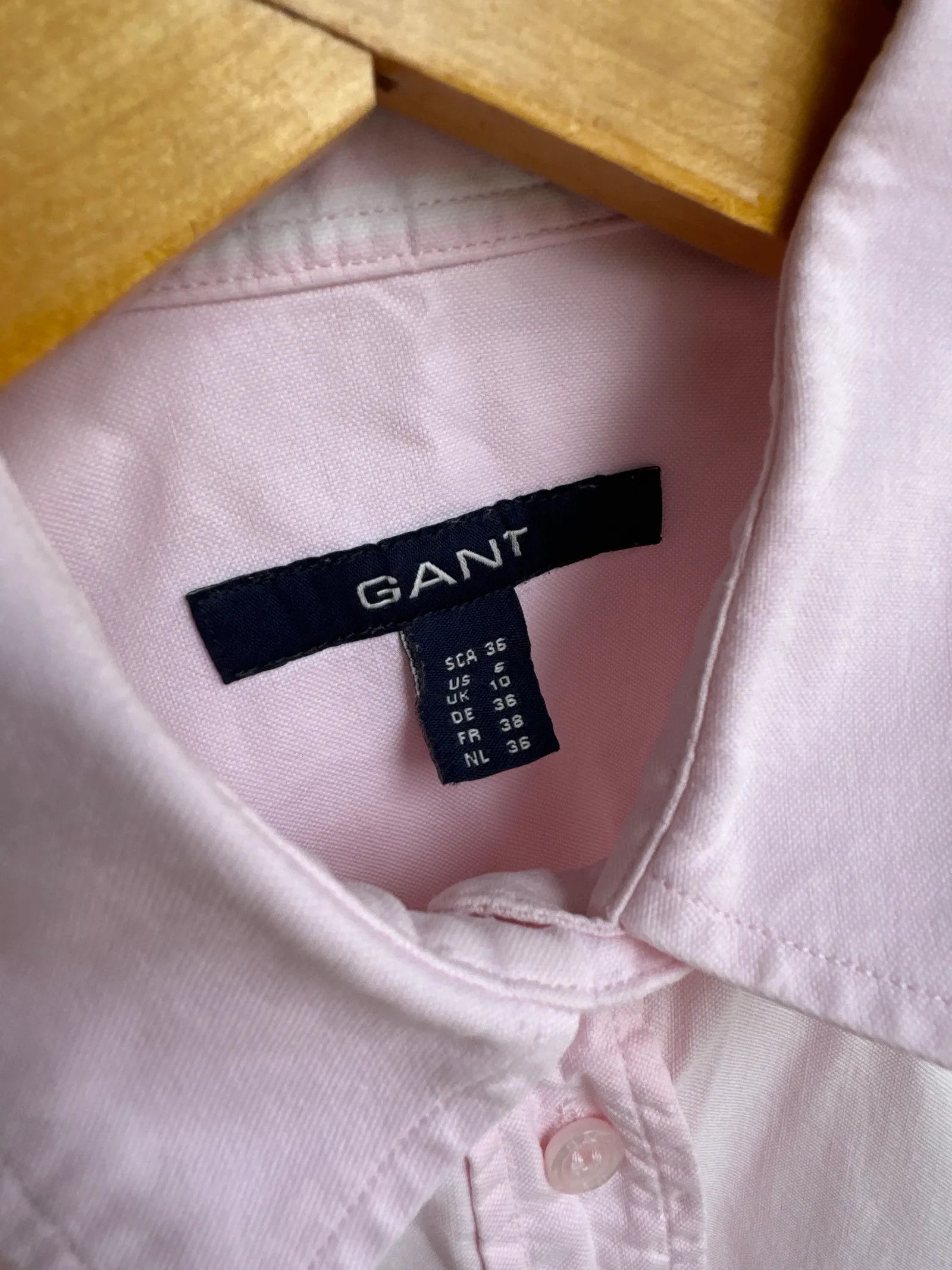 Gant Gant Slimfit, ljusrosa skjorta Shirt Size XS / US 0-2 / IT 36-38 - 2 Thumbnail