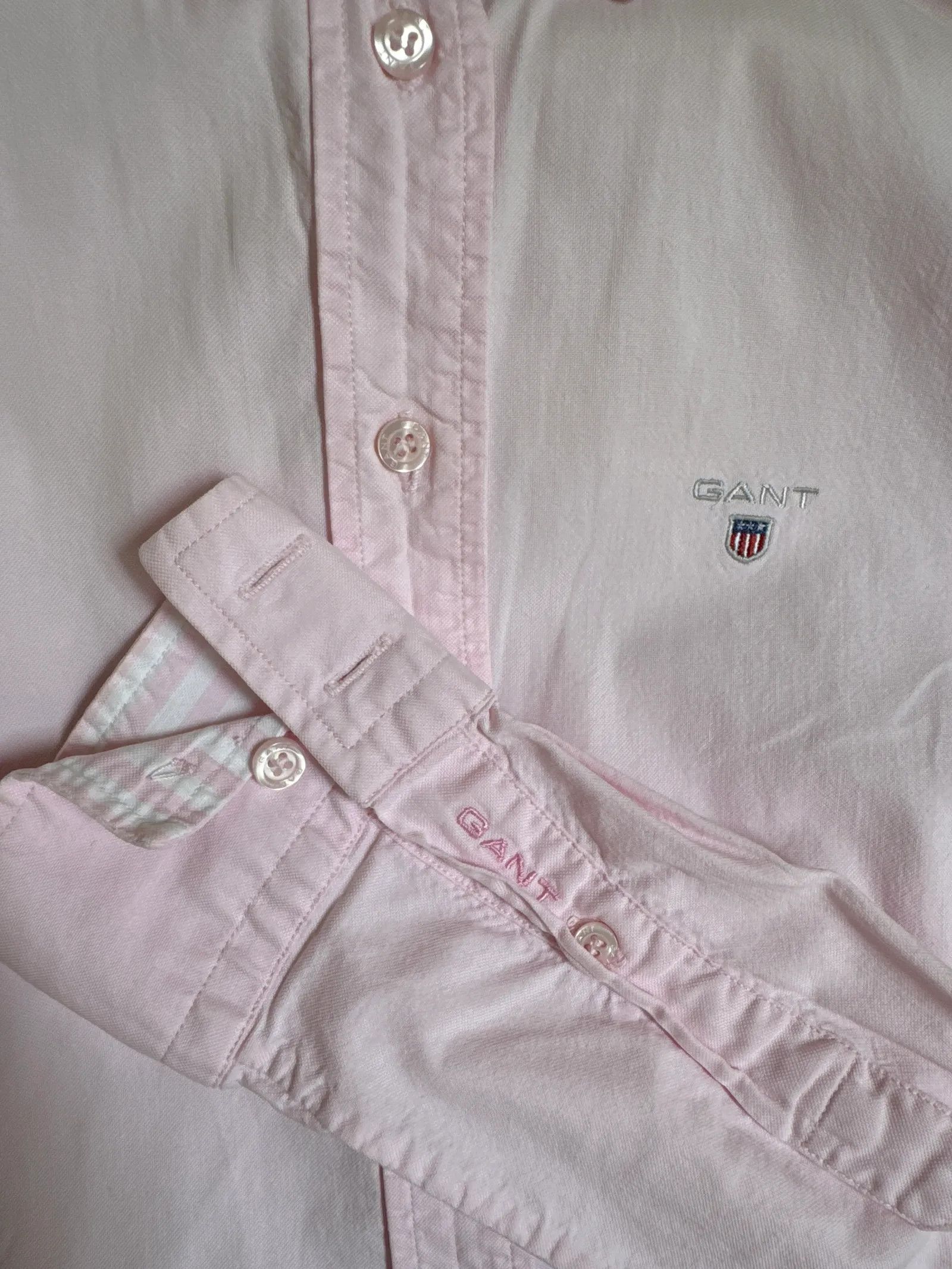 Gant Gant Slimfit, ljusrosa skjorta Shirt Size XS / US 0-2 / IT 36-38 - 4 Thumbnail