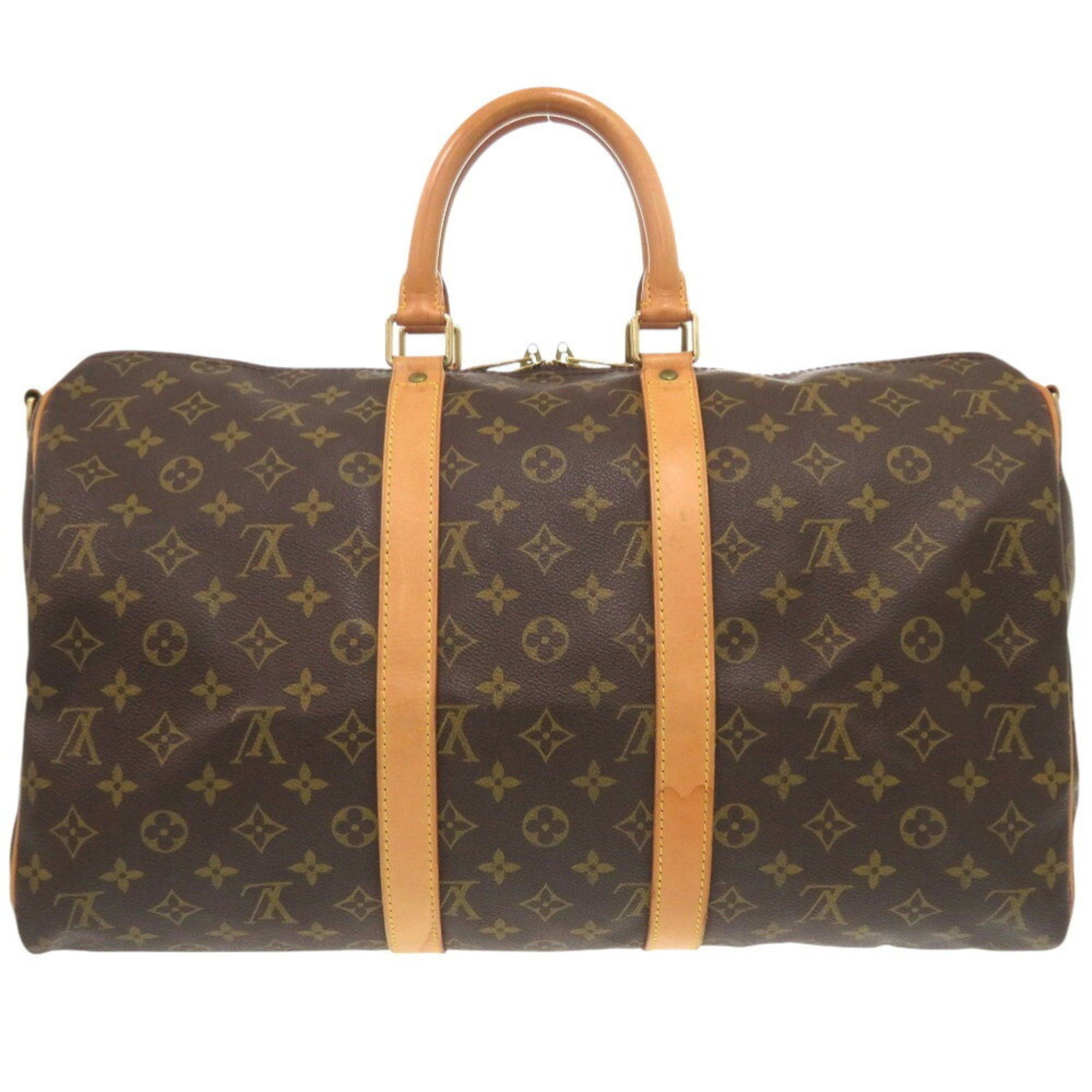 Louis Vuitton Louis Vuitton Keepall Bandouliere 45 Monogram M41418 Boston Bag 1202 LOUIS VUITTON Size ONE SIZE - 3 Thumbnail