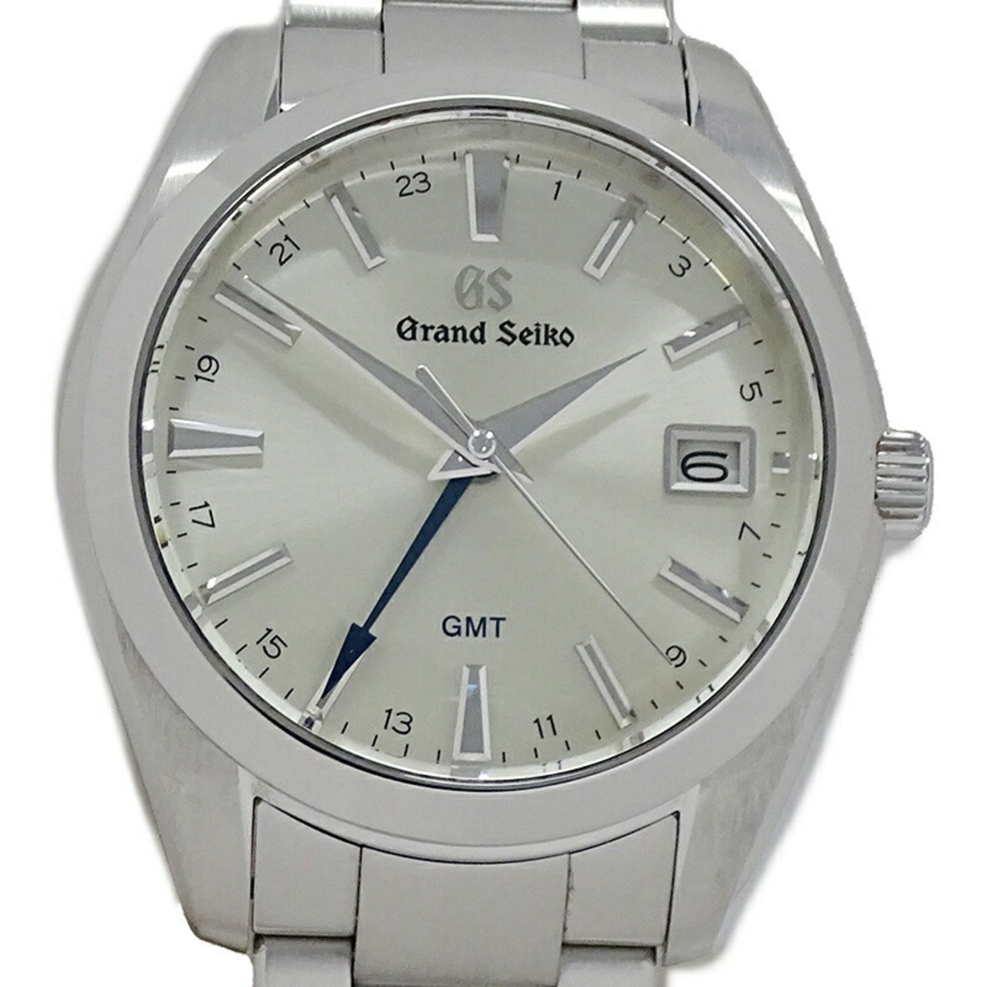 Other Grand Seiko GS Heritage 9F86-0AF0 SBGN011 Watch Men's GMT Date Quartz Stainless Steel SS Silver Polished Size ONE SIZE - 3 Thumbnail