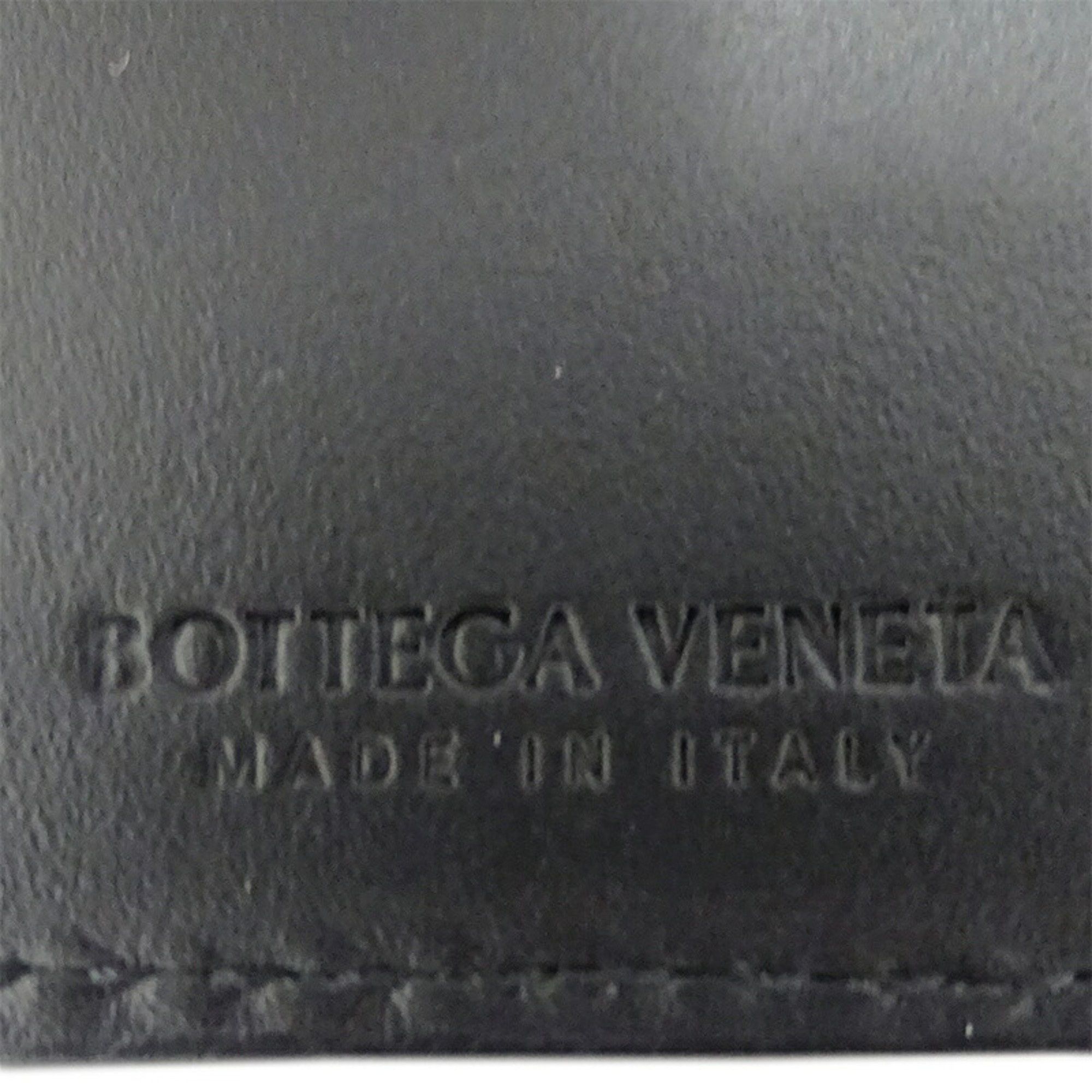 Bottega Veneta BOTTEGA VENETA Men's Wallet Bi-fold Intrecciato Leather Black Compact Size ONE SIZE - 8 Thumbnail