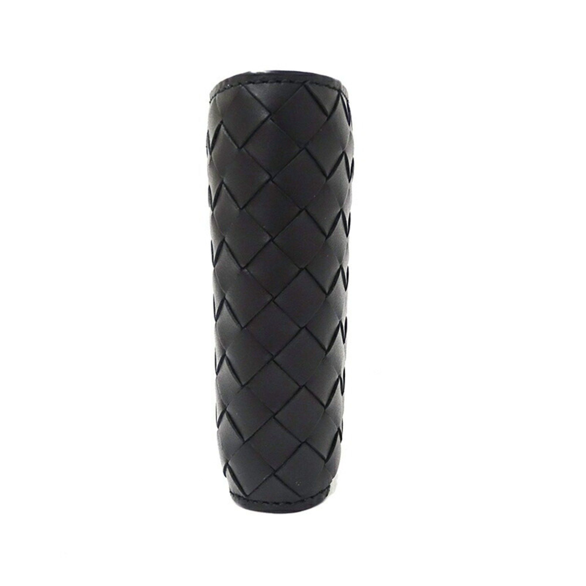 Bottega Veneta BOTTEGA VENETA Men's Wallet Bi-fold Intrecciato Leather Black Compact Size ONE SIZE - 4 Thumbnail