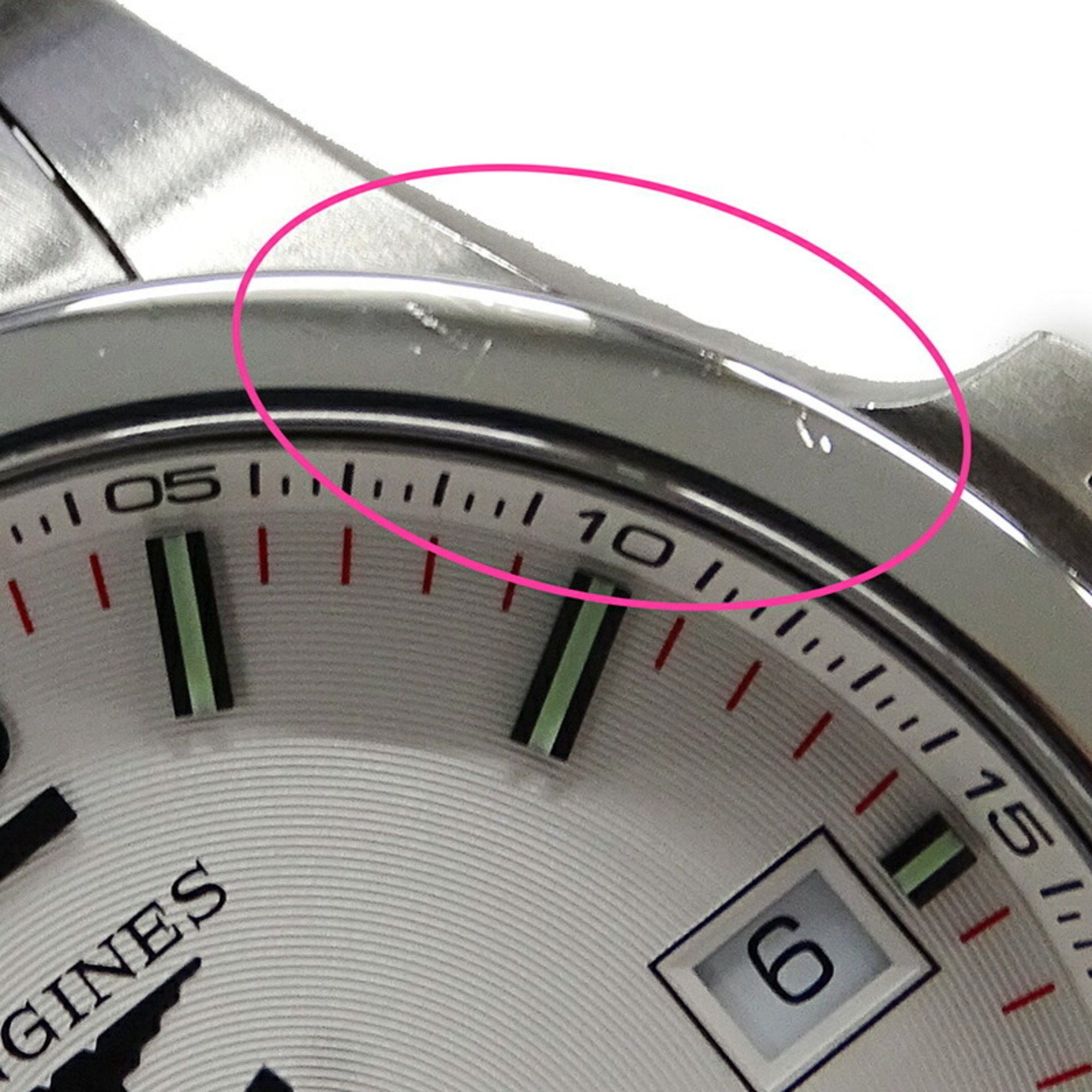 Longines Longines Conquest V.H.P L3.716.4 Men's Watch, Date, Quartz, Stainless Steel, Silver, Polished Size ONE SIZE - 11 Thumbnail