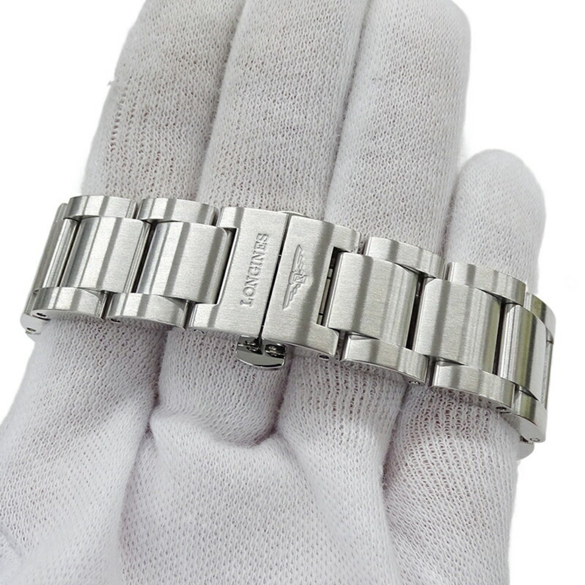 Longines Longines Conquest V.H.P L3.716.4 Men's Watch, Date, Quartz, Stainless Steel, Silver, Polished Size ONE SIZE - 6 Thumbnail