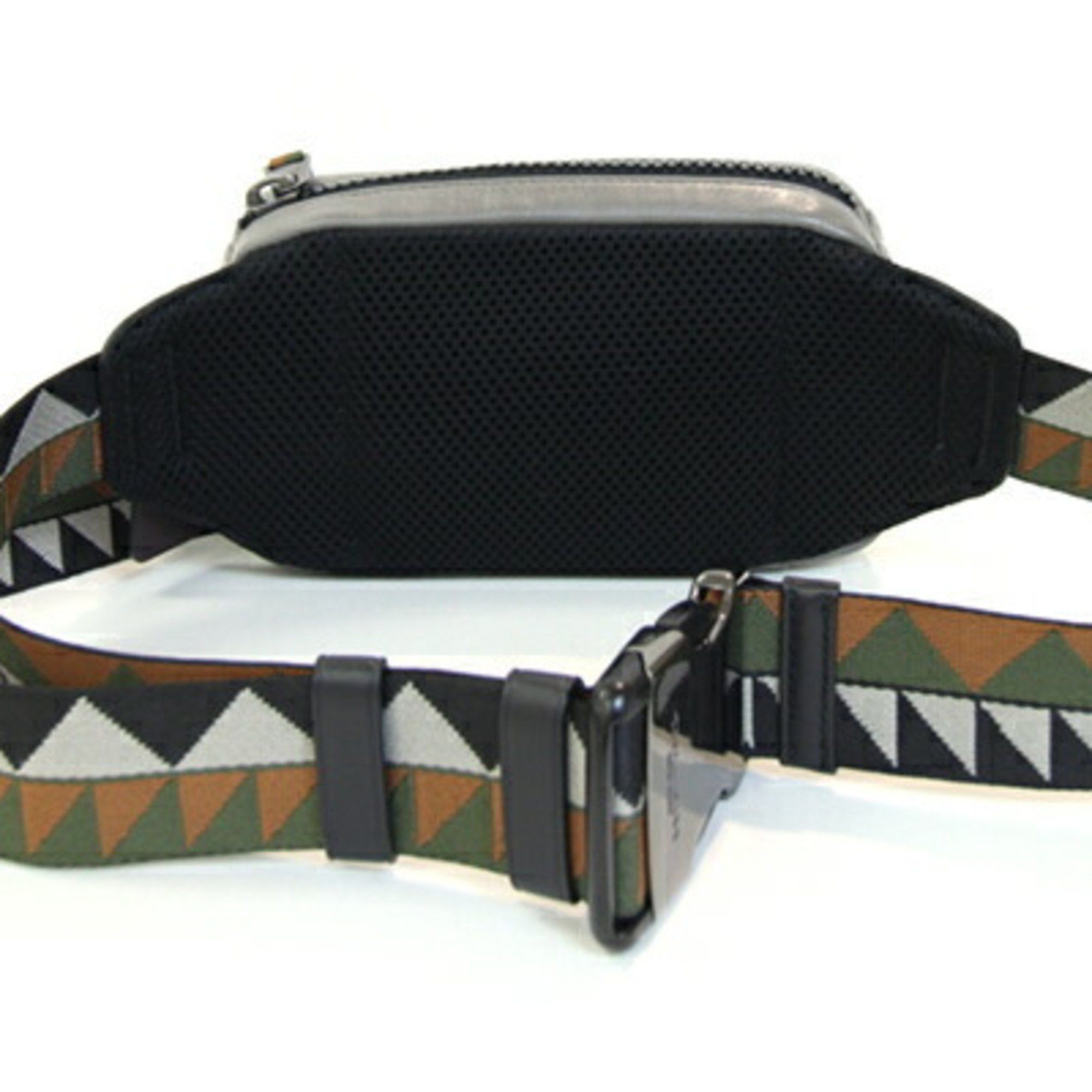 Coach Coach Waist Bag Mini Edge Belt 5615 Black Gray Beige Leather Body Crossbody Men's COACH Size ONE SIZE - 2 Thumbnail