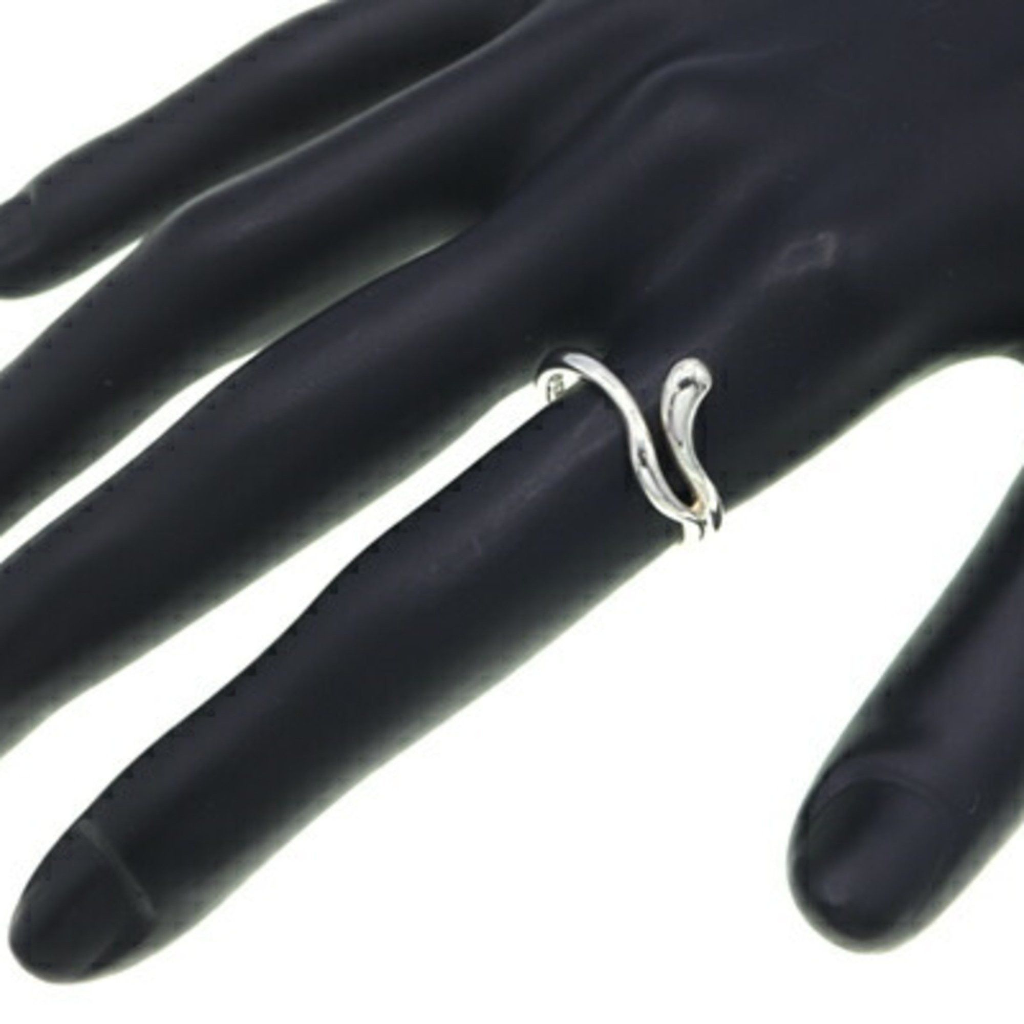 Tiffany & Co. Tiffany Ring Elsa Peretti Teardrop SV Sterling Silver 925 Women's TIFFANY & CO Size ONE SIZE - 6 Thumbnail