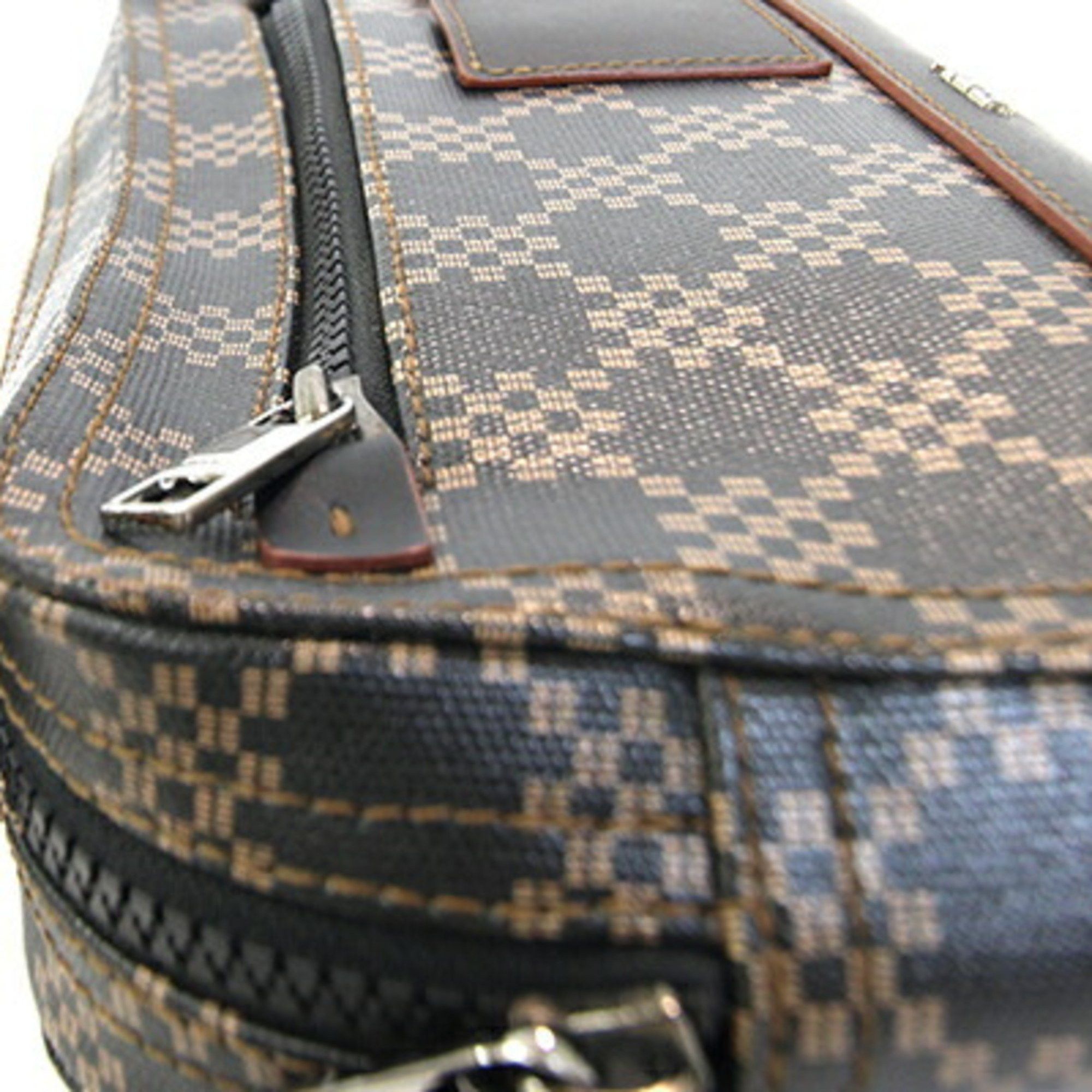 Furla FURLA Waist Bag Ulysse S 102322 Black Brown PVC Leather Belt Body Crossbody Men's Size ONE SIZE - 6 Thumbnail