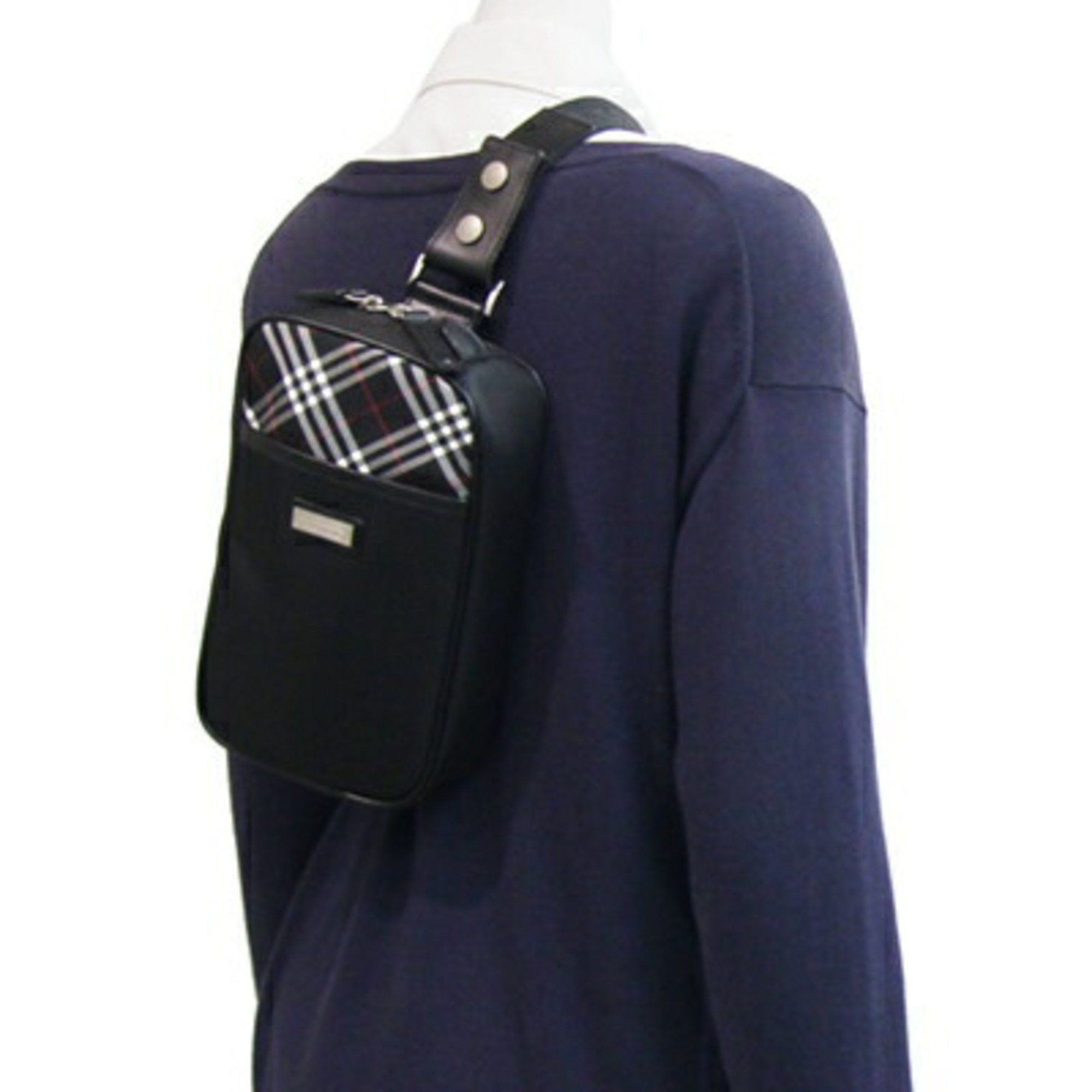 Burberry Burberry Black Label Body Bag BKL34-014-05 Nylon Leather Shoulder Crossbody Nova Check Men's BURBERRY BLACKLABEL Size ONE SIZE - 5 Thumbnail