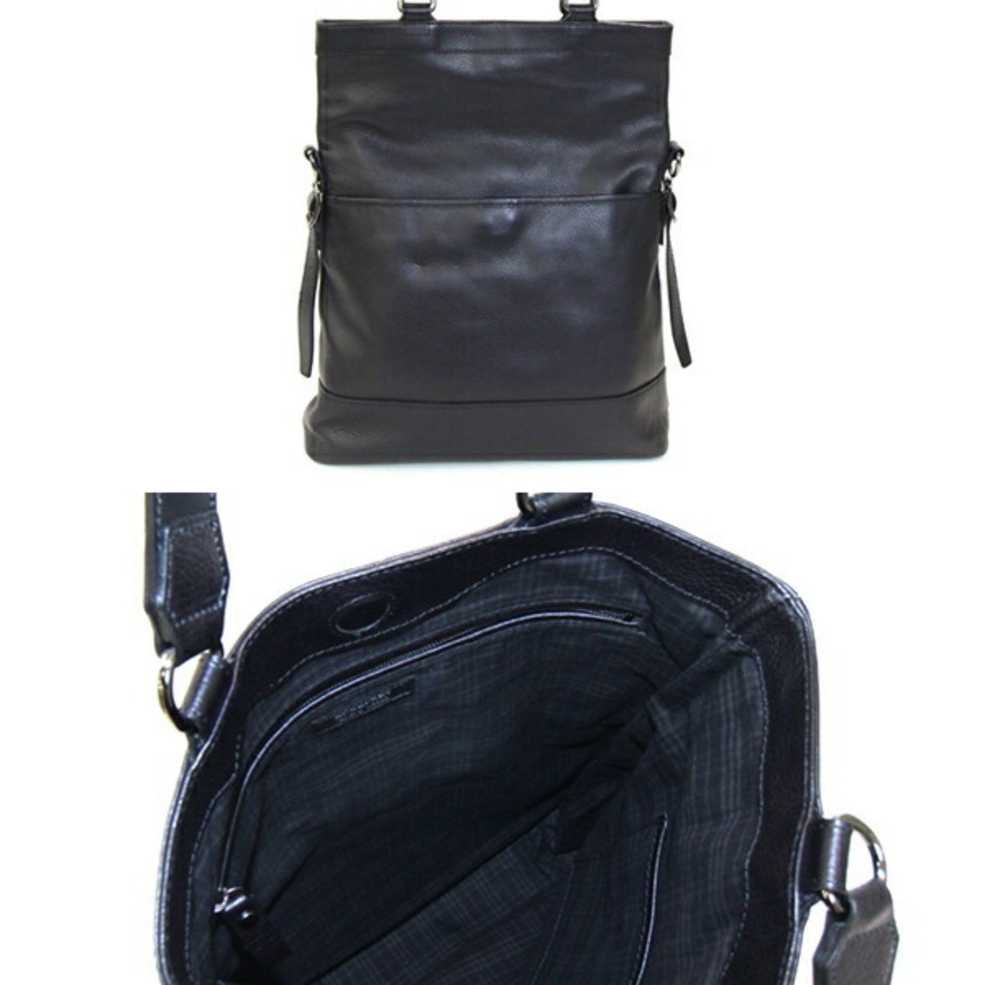 Burberry Burberry Black Label Handbag Leather Shoulder Bag Men's BURBERRY BLACK LABEL Size ONE SIZE - 2 Thumbnail