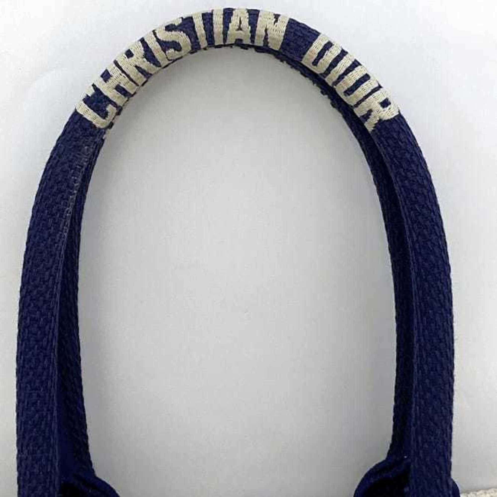 Dior Christian Dior Handbag Book Tote Vertical f-22696 White Navy Red Canvas 50-MA-0241 Freestanding Heart Embroidery Size ONE SIZE - 11 Thumbnail