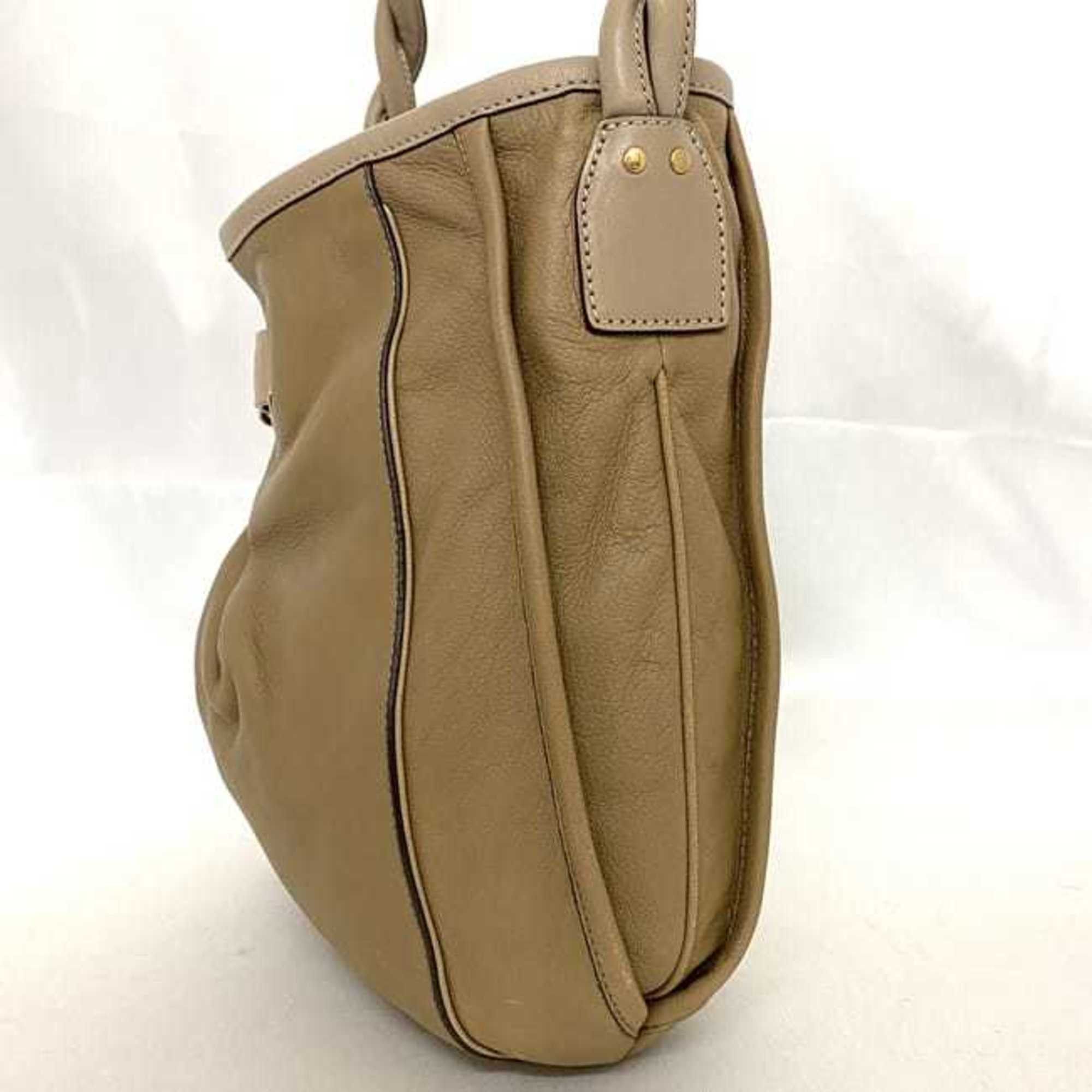 Chloe Chloé Chloe Shoulder Bag ec-22665 Beige Brown Leather 04-10-51-5811 Crossbody Women's Compact Size ONE SIZE - 5 Thumbnail