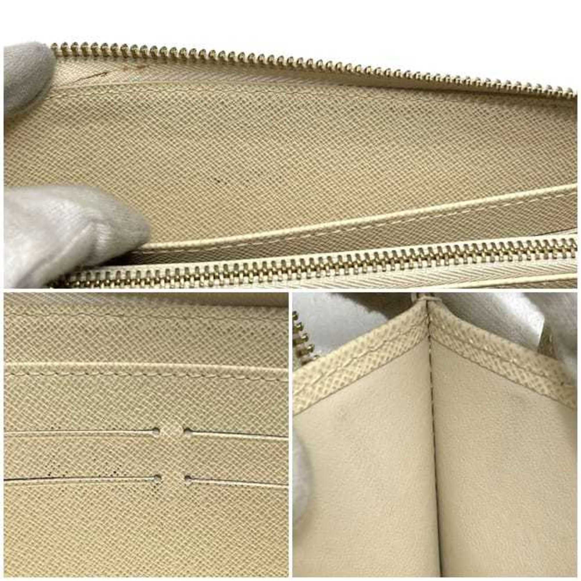 Louis Vuitton Louis Vuitton Round Long Wallet Zippy f-22719 Gray White Damier Azur N41660 Canvas CA3069 LOUIS VUITTON Size ONE SIZE - 9 Thumbnail