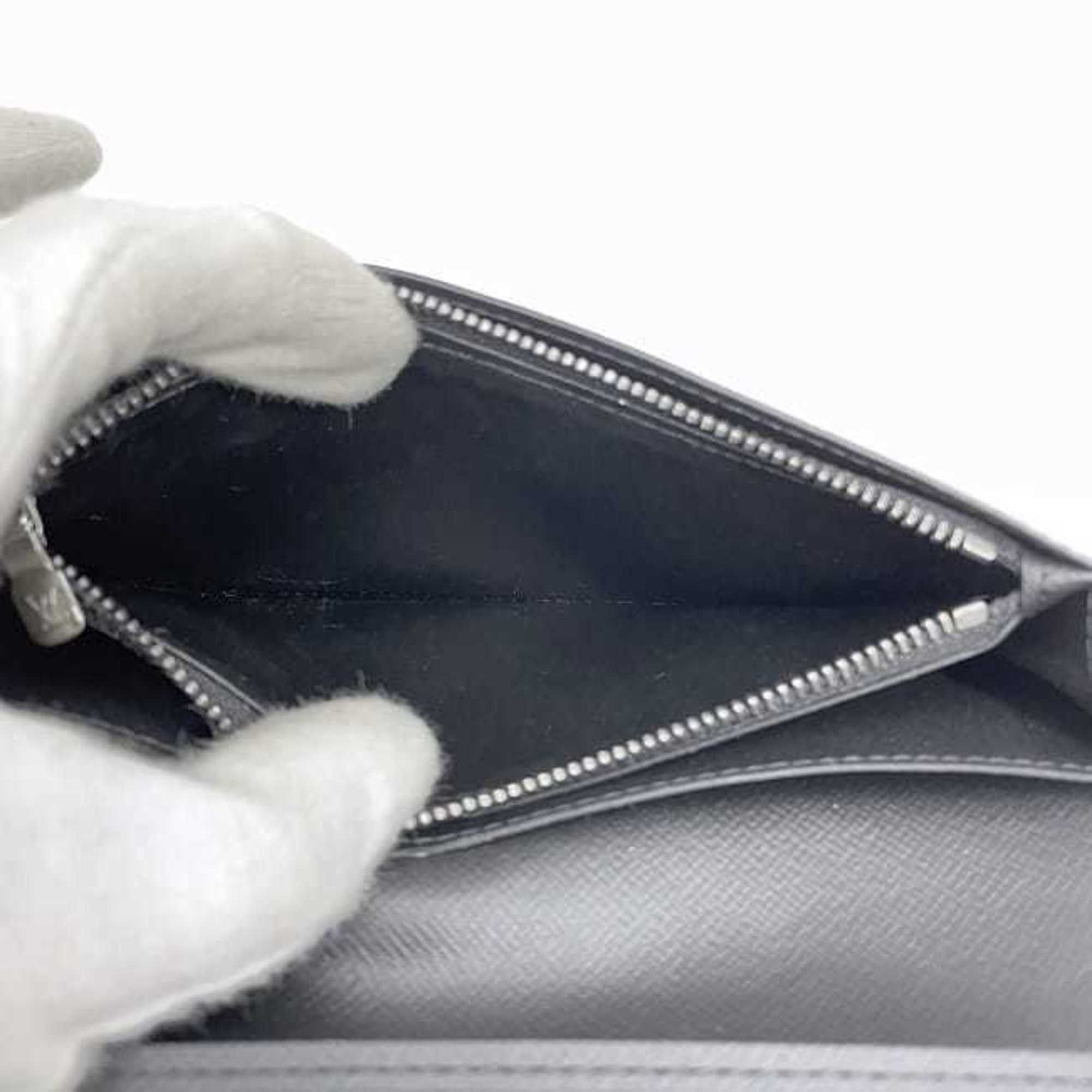 Louis Vuitton Louis Vuitton Bi-fold Long Wallet Portefeuille Brazza f-22778 Black Grey Monogram Eclipse M61697 Canvas IC Tag Reactive LOUIS VUITTON Folding Vertical Men's Size ONE SIZE - 9 Thumbnail