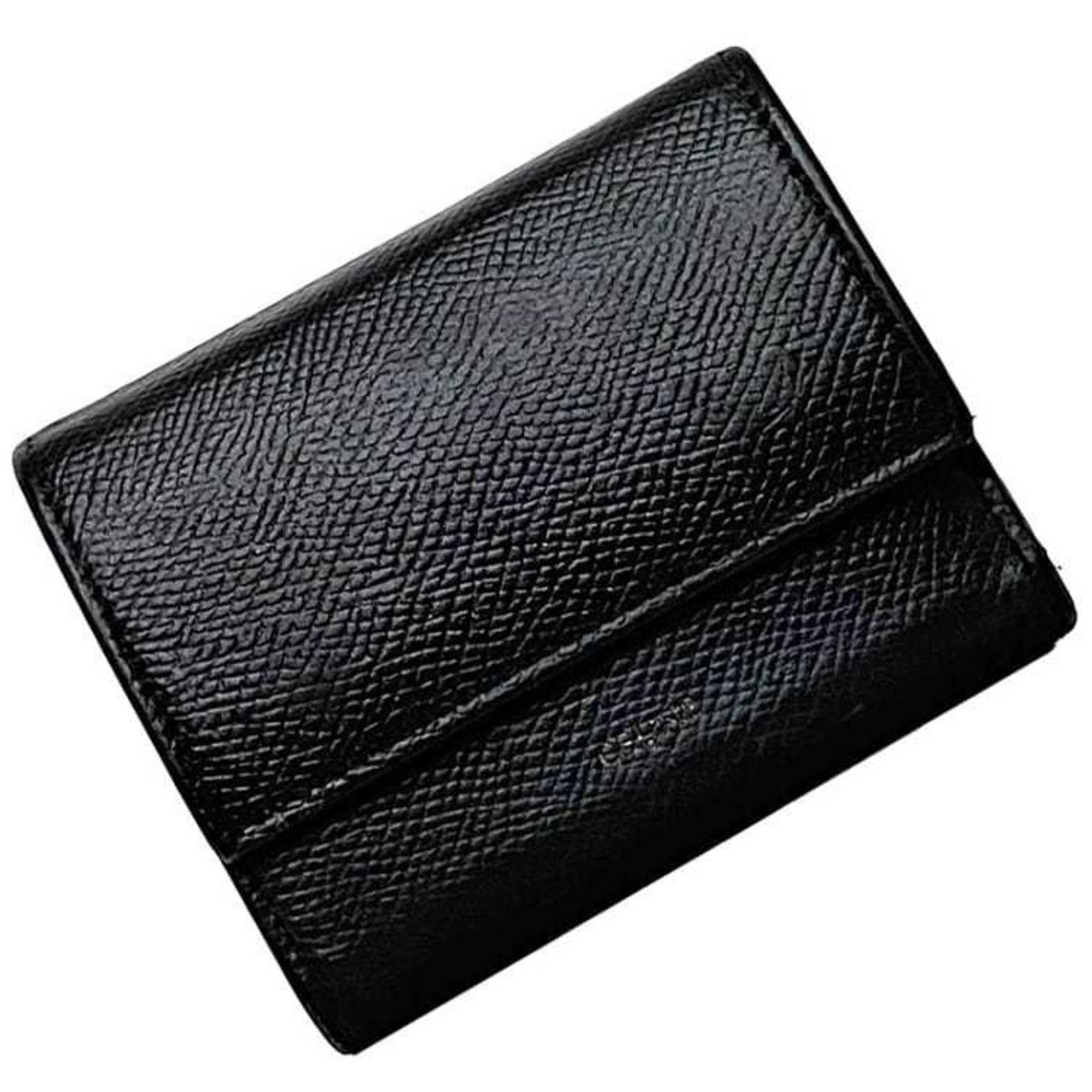 Celine Celine Tri-fold Wallet ec-22834 Black 10B573BEL.38NO Compact Leather W-1N-4169 CELINE Mini Women's Men's Folding Size ONE SIZE - 2 Thumbnail