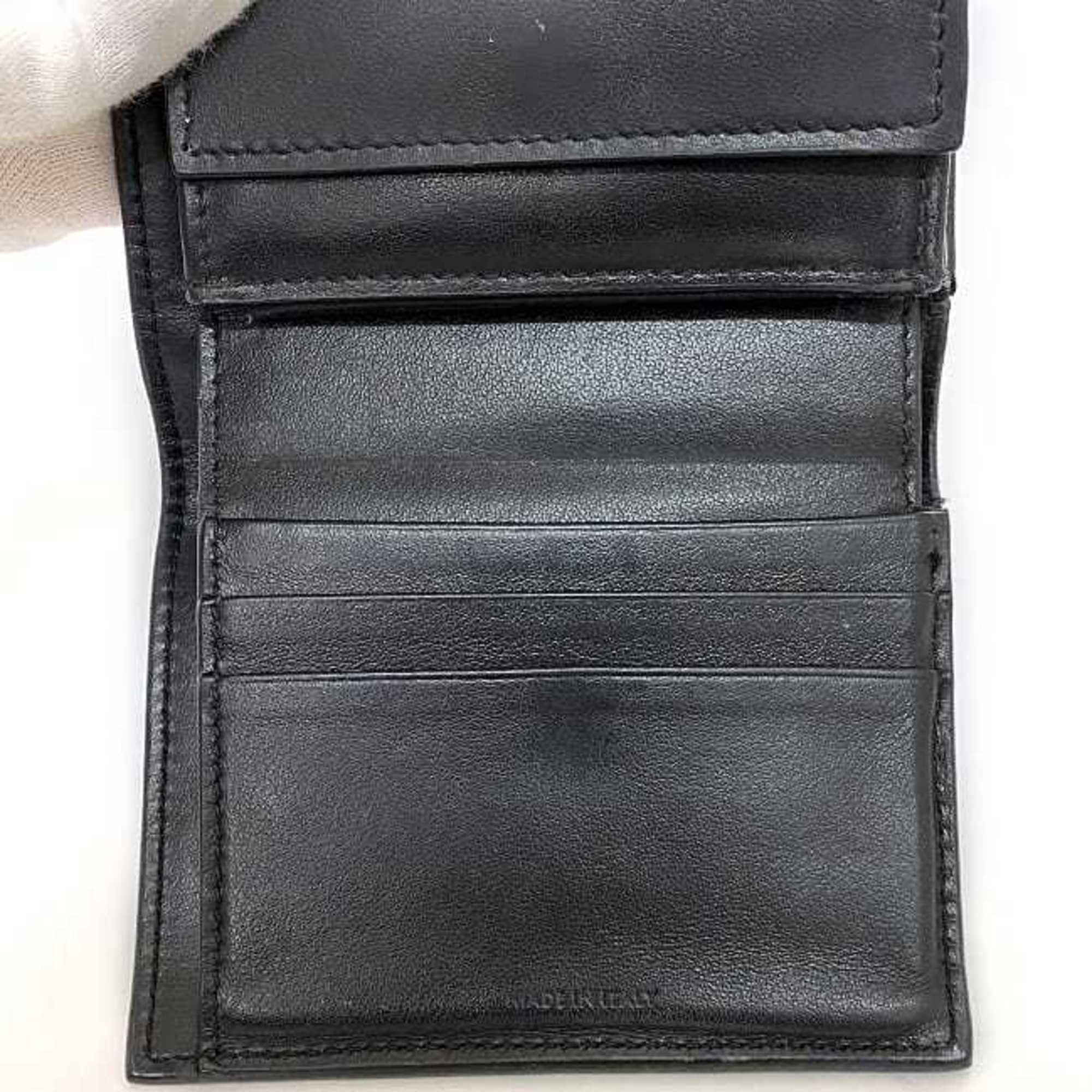 Celine Celine Tri-fold Wallet ec-22834 Black 10B573BEL.38NO Compact Leather W-1N-4169 CELINE Mini Women's Men's Folding Size ONE SIZE - 9 Thumbnail