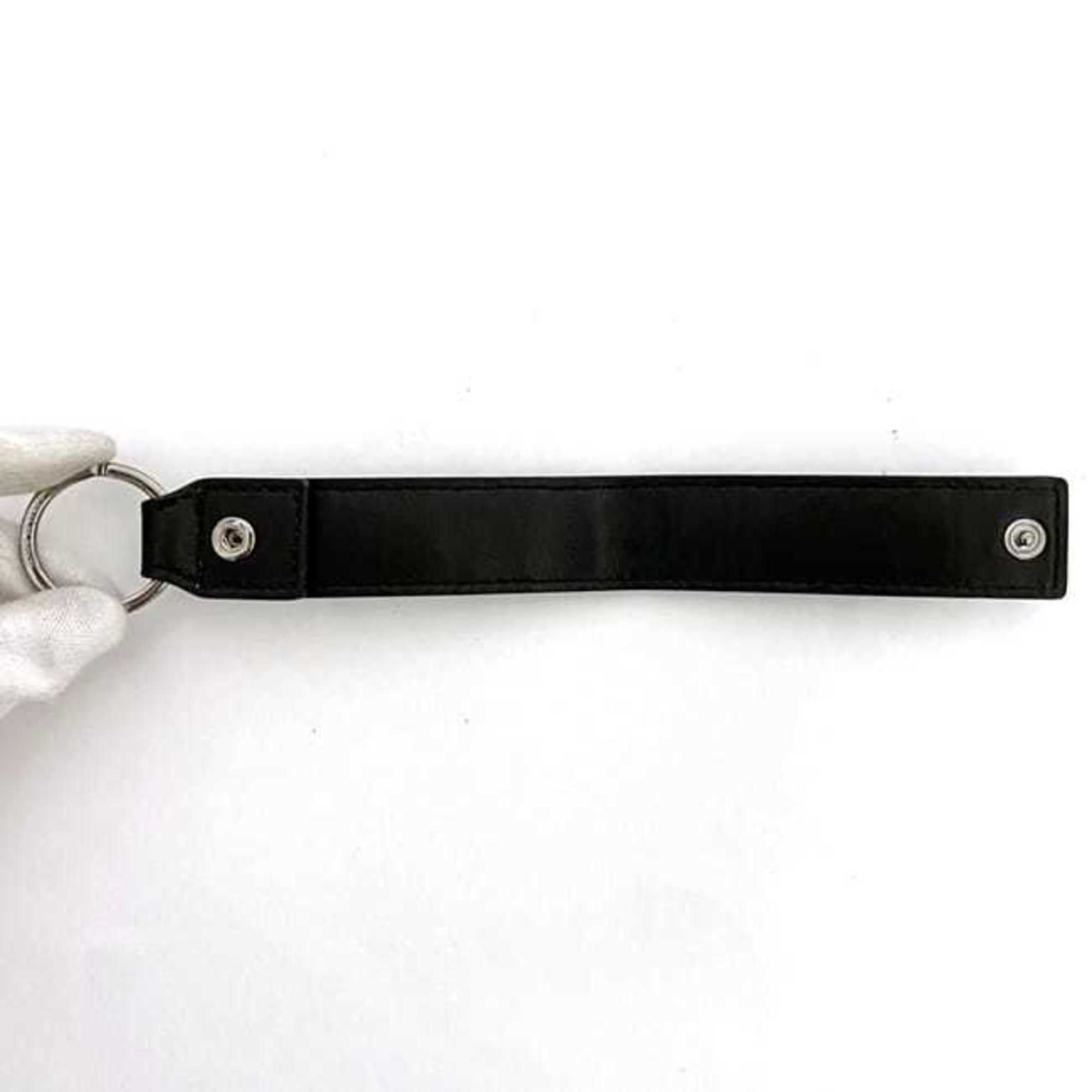 Jimmy Choo Jimmy Choo Key Ring ec-22580 Black Silver Gold Leather Metal JIMMY CHOO Star Strap Studs Keychain Women's Bag Charm Size ONE SIZE - 5 Thumbnail