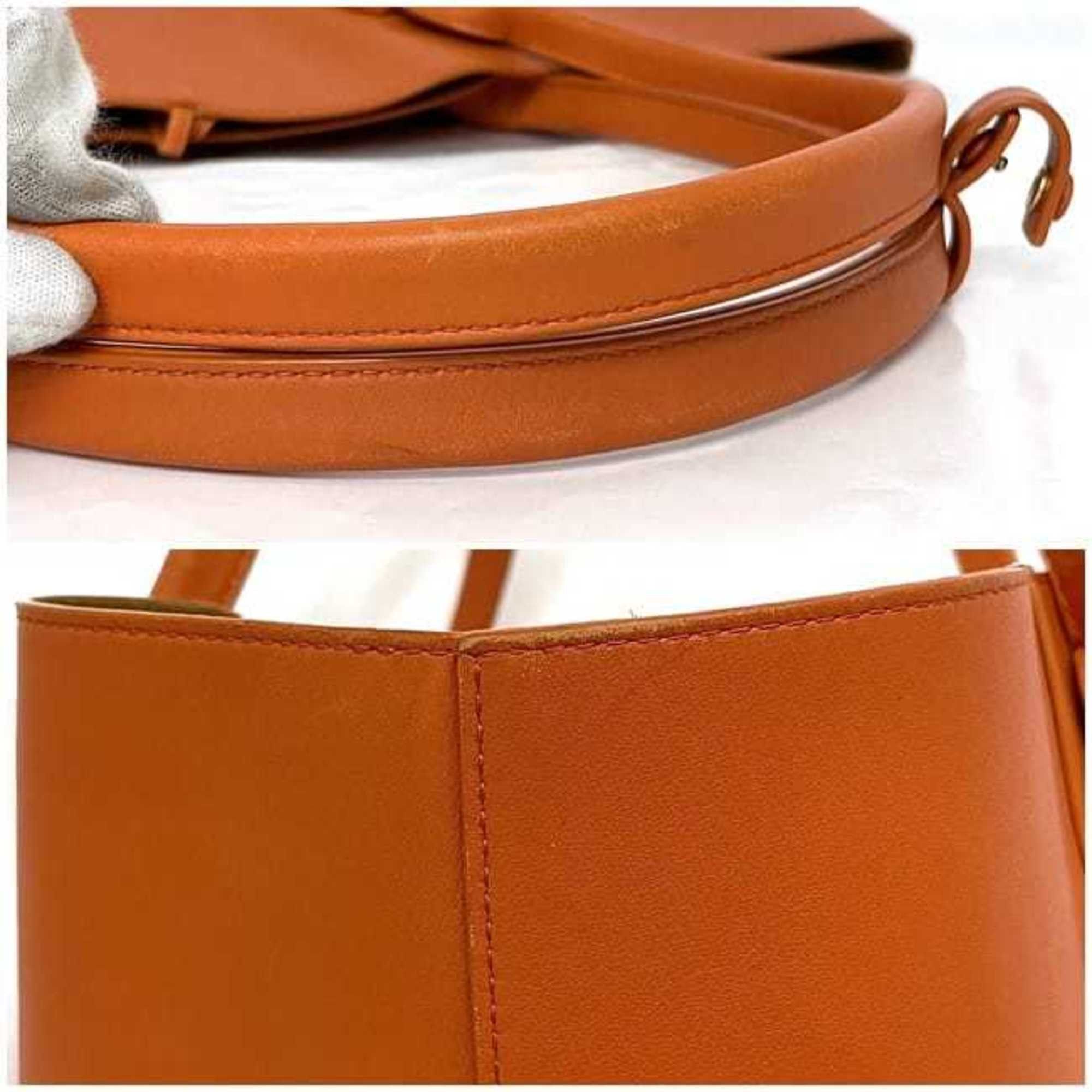 Bottega Veneta Bottega Veneta Tote Bag Basket Large f-22750 Orange Leather B08227195D BOTTEGA VENETA Women's Men's Size ONE SIZE - 5 Thumbnail