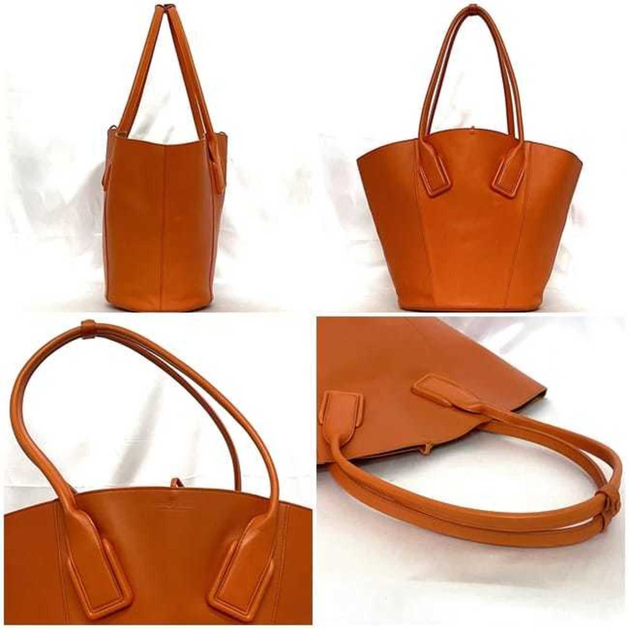 Bottega Veneta Bottega Veneta Tote Bag Basket Large f-22750 Orange Leather B08227195D BOTTEGA VENETA Women's Men's Size ONE SIZE - 3 Thumbnail