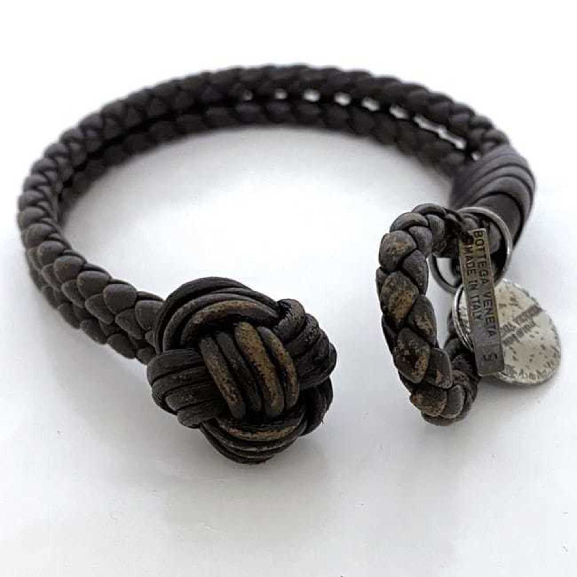 Bottega Veneta Bottega Veneta Bracelet ec-22584 Brown Intrecciato Leather BOTTEGA VENETA Bangle Women's Size ONE SIZE - 7 Thumbnail