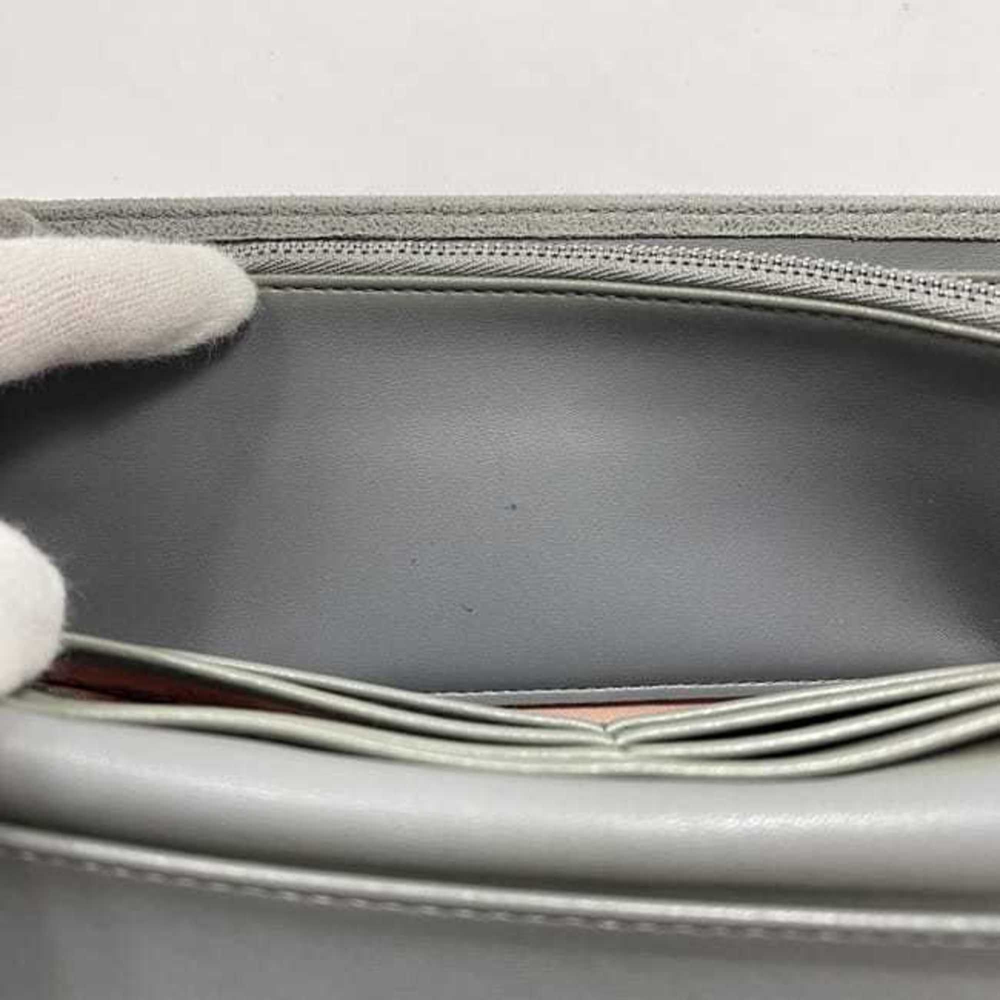 Stella McCartney Stella McCartney Bi-fold Long Wallet ec-22713 Grey Falabella 391835 W9132 WI17 1220 Synthetic Leather STELLA McCARTNEY Chain Folding Flap Women's Size ONE SIZE - 9 Thumbnail