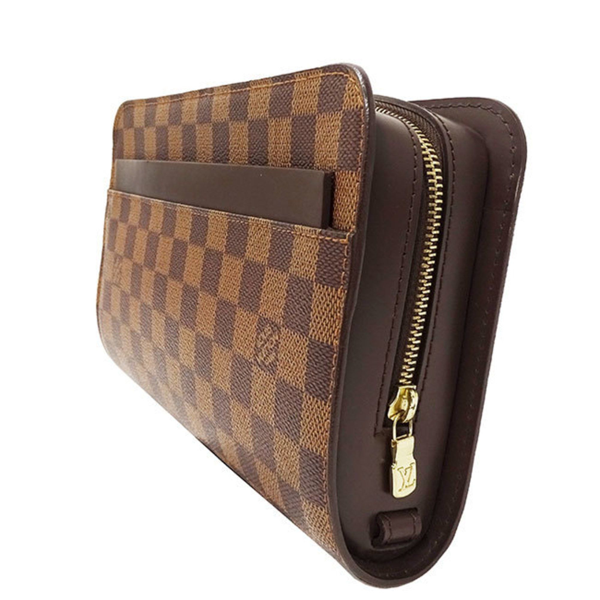 Louis Vuitton Louis Vuitton Bag Men's Clutch Second Damier Canvas Saint Brown N51993 Handle Retractable Size ONE SIZE - 6 Thumbnail