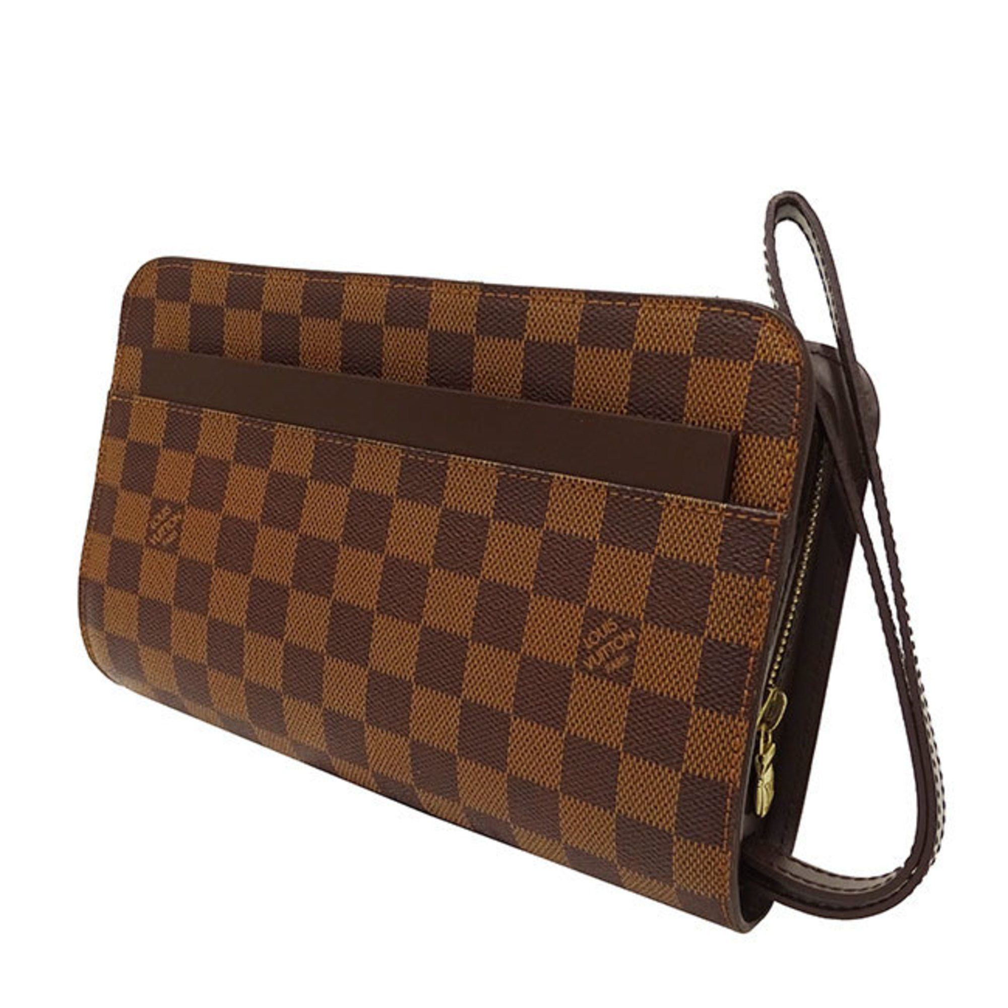 Louis Vuitton Louis Vuitton Bag Men's Clutch Second Damier Canvas Saint Brown N51993 Handle Retractable Size ONE SIZE - 5 Thumbnail