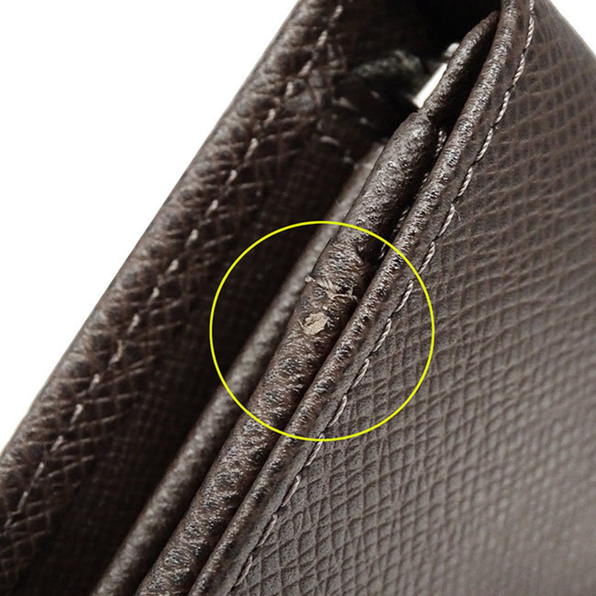 Louis Vuitton Louis Vuitton Wallet Men's Coin Case Taiga Porto Monnaie Sergei Grisli Brown M32568 Purse Compact Size ONE SIZE - 9 Thumbnail