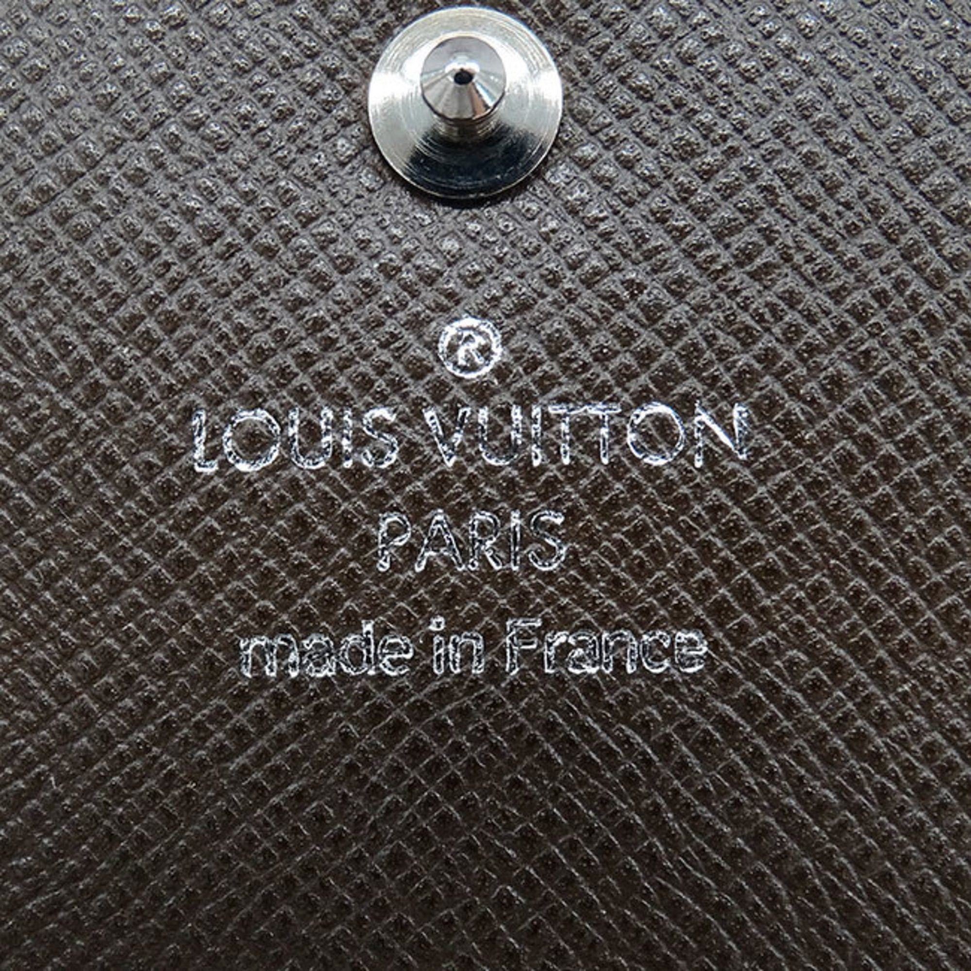 Louis Vuitton Louis Vuitton Wallet Men's Coin Case Taiga Porto Monnaie Sergei Grisli Brown M32568 Purse Compact Size ONE SIZE - 8 Thumbnail