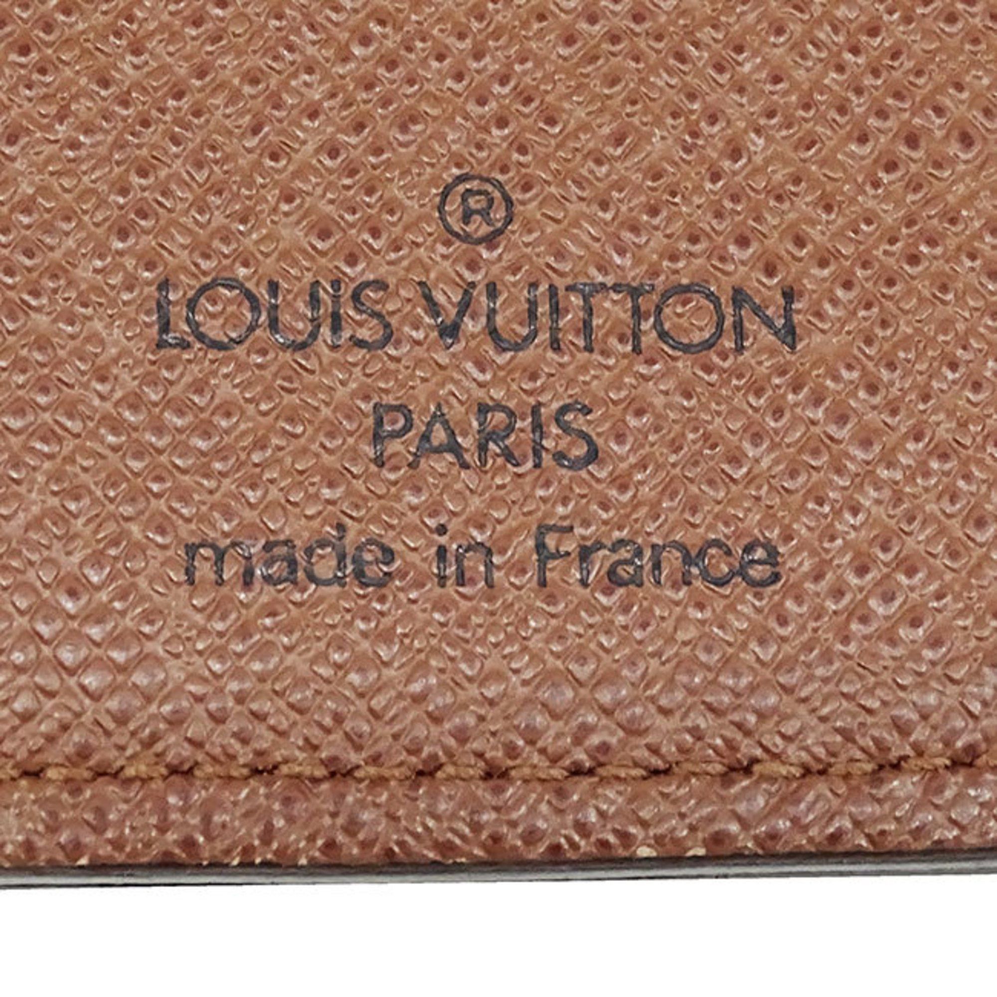 Louis Vuitton Louis Vuitton Wallet Men's Long Monogram Canvas Portefeuille Brazza Brown M66540 Stylish Size ONE SIZE - 6 Thumbnail