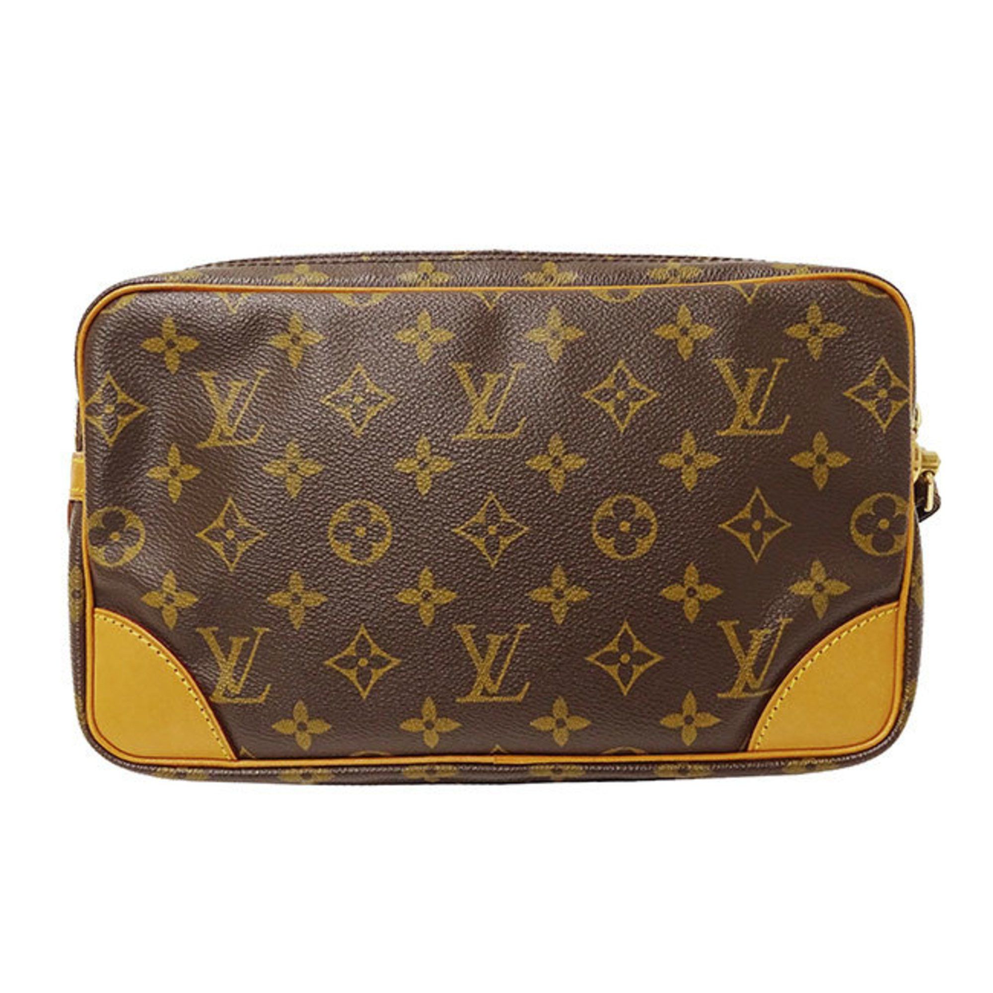 Louis Vuitton Louis Vuitton Bag Men's Clutch Second Monogram Canvas Marly Dragonne GM Brown M51825 Size ONE SIZE - 3 Thumbnail