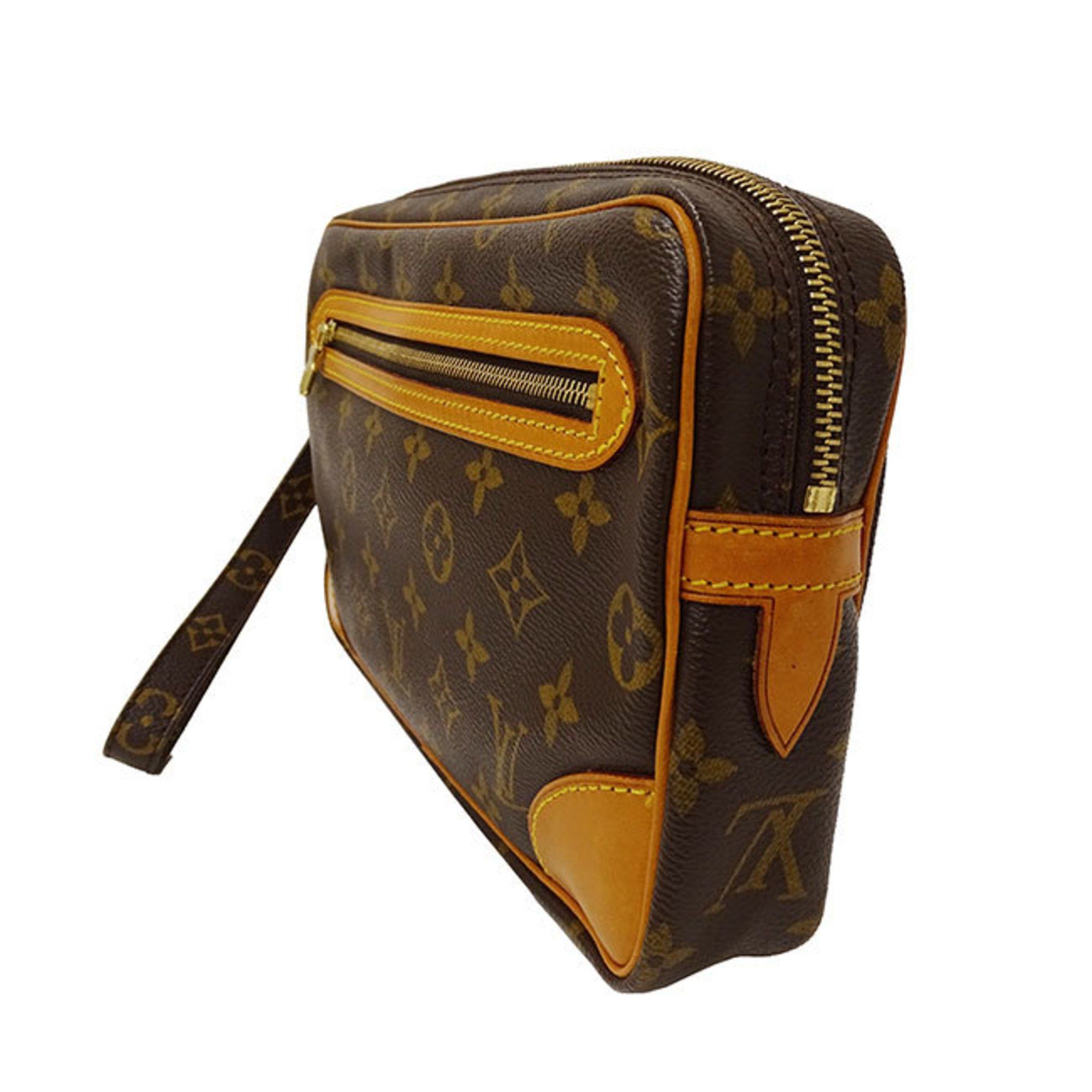 Louis Vuitton Louis Vuitton Bag Men's Clutch Second Monogram Canvas Marly Dragonne GM Brown M51825 Size ONE SIZE - 5 Thumbnail