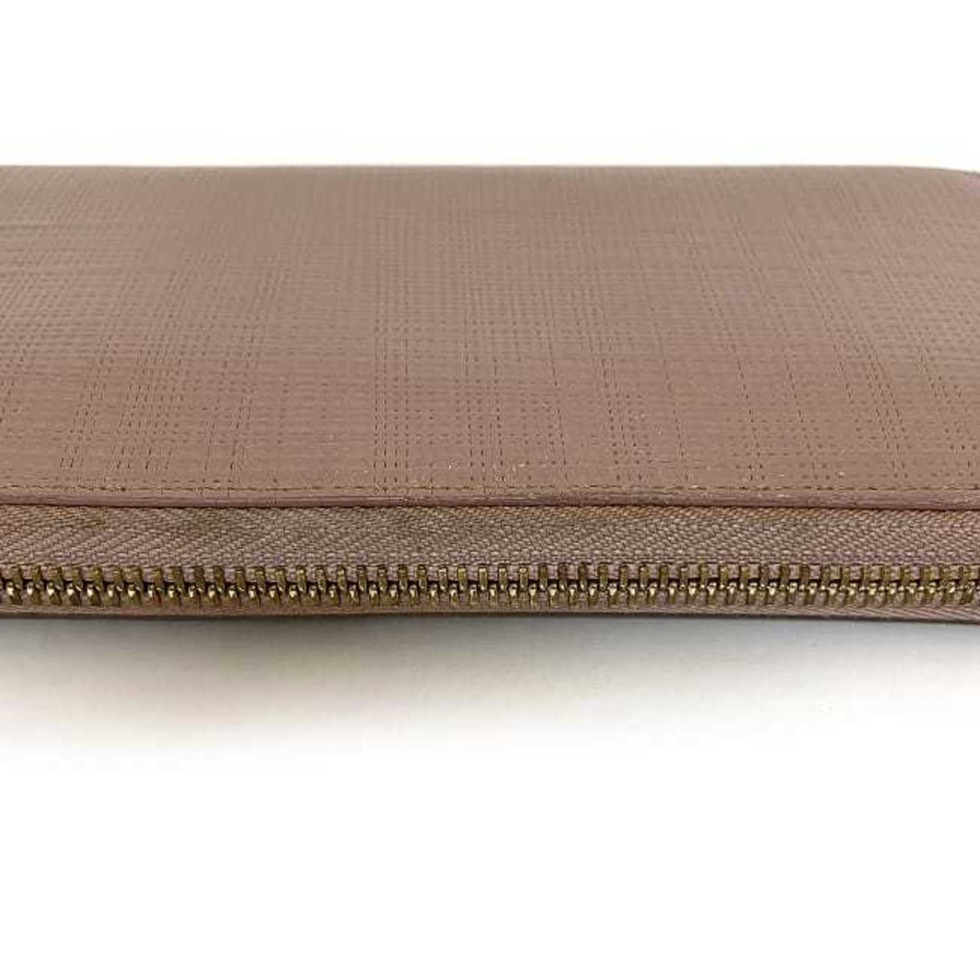 Loewe LOEWE Round Long Wallet ec-22775 Pink Linen Anagram 101N88.F13 Leather 261611 Women's Size ONE SIZE - 10 Thumbnail
