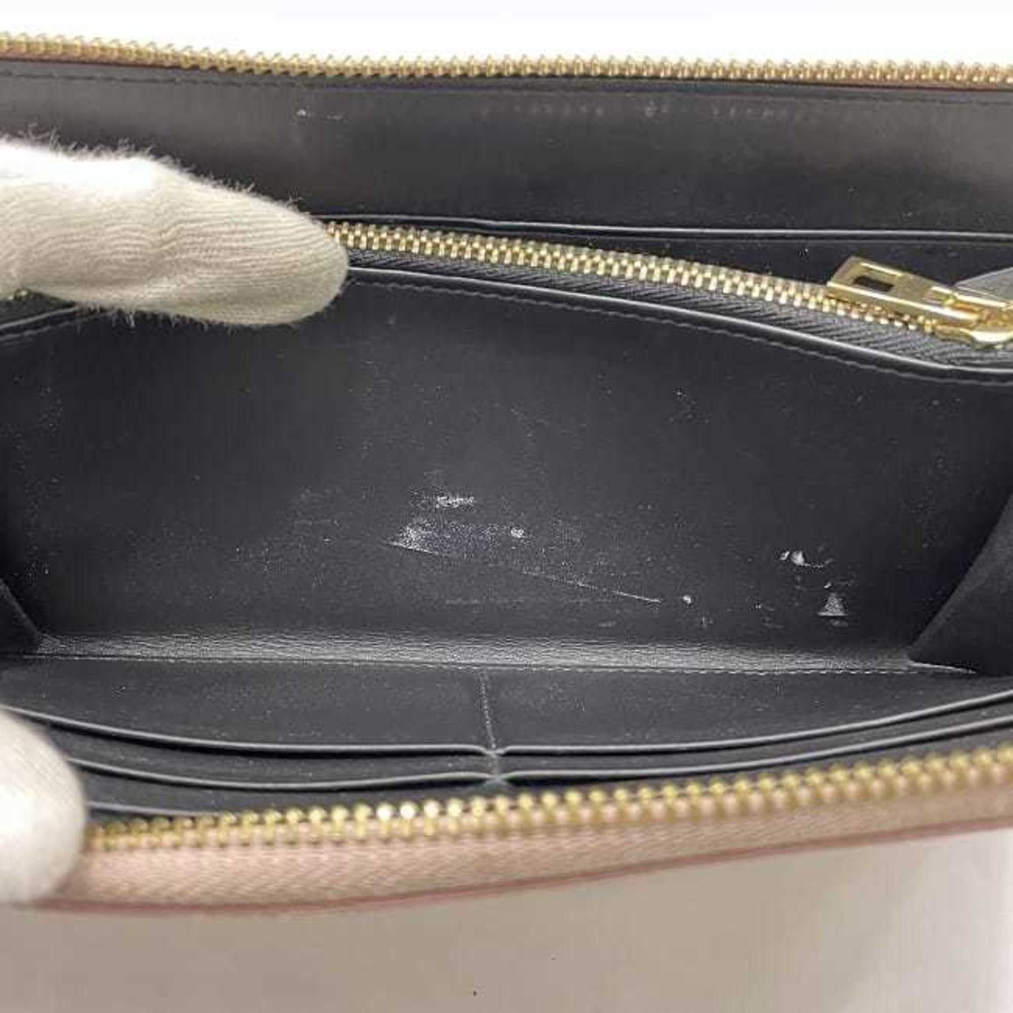 Loewe LOEWE Round Long Wallet ec-22775 Pink Linen Anagram 101N88.F13 Leather 261611 Women's Size ONE SIZE - 5 Thumbnail