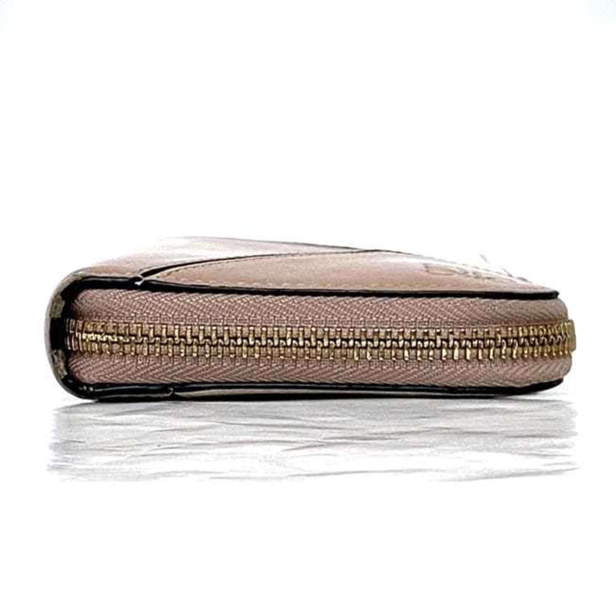 Loewe LOEWE Round Long Wallet ec-22656 Pink Beige White Puzzle 122N30DF13 Leather 261709 Women's Size ONE SIZE - 4 Thumbnail