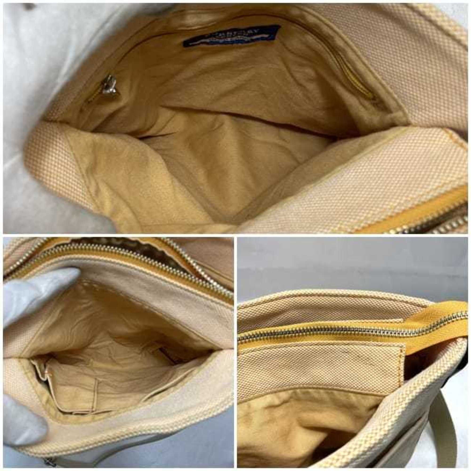 Burberry Burberry shoulder bag ec-22761 orange beige blue label canvas BURBERRY bucket women's men's Size ONE SIZE - 10 Thumbnail